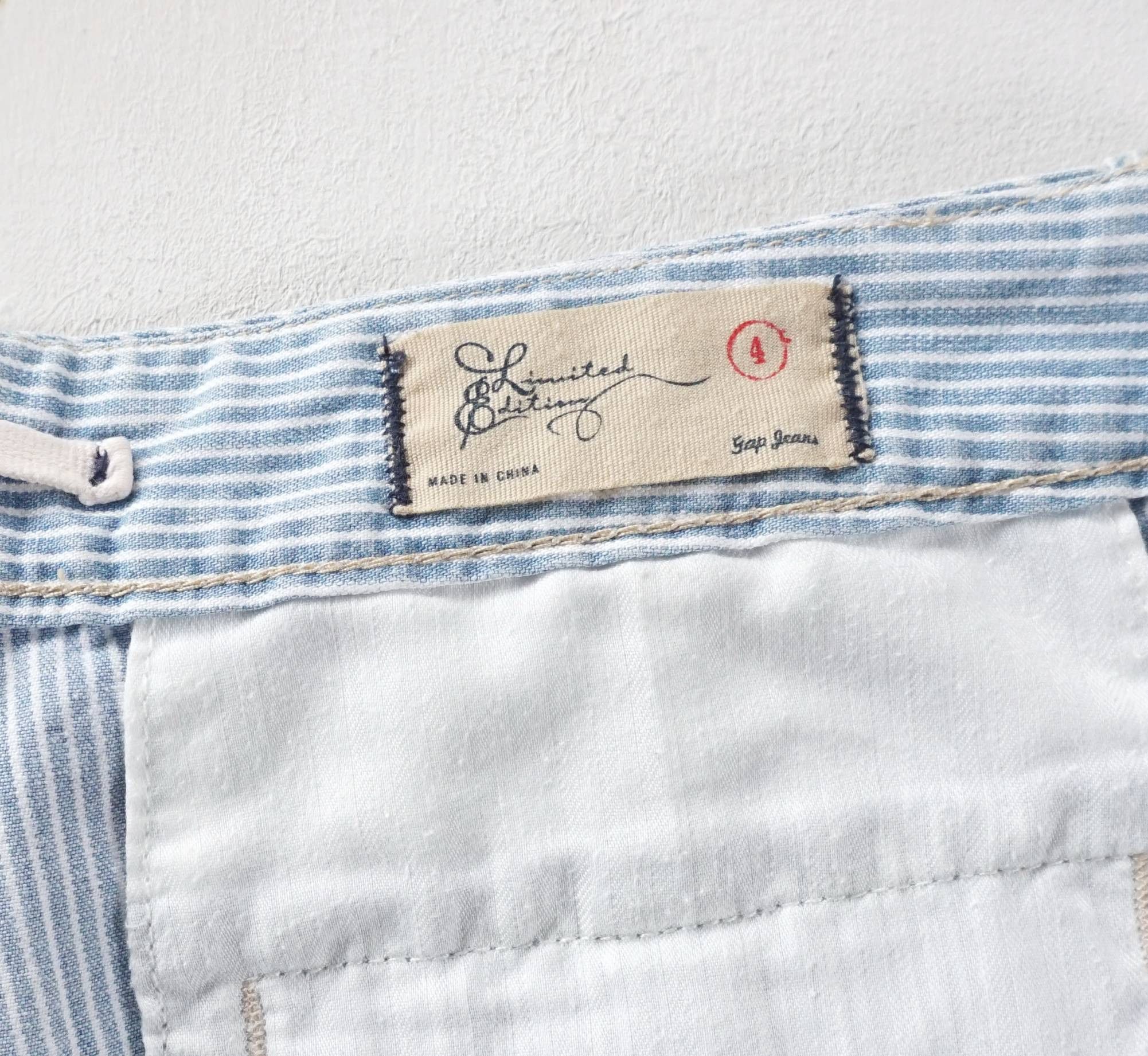 Gap GAP Hickory Striped Cargo Pants Size 27" / US 4 / IT 40 - 9 Thumbnail