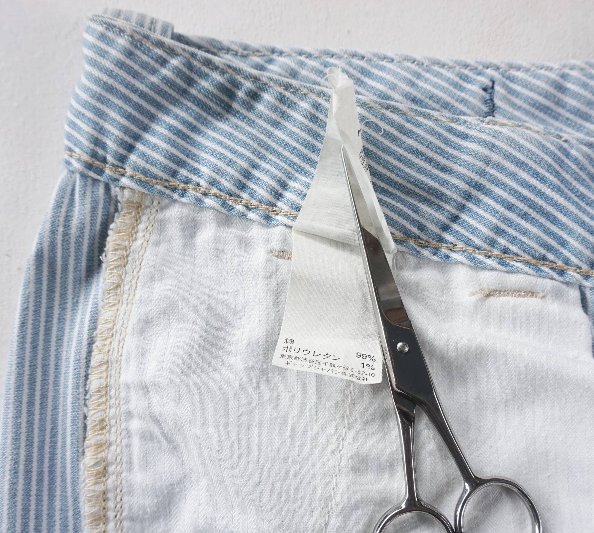Gap GAP Hickory Striped Cargo Pants Size 27" / US 4 / IT 40 - 11 Thumbnail