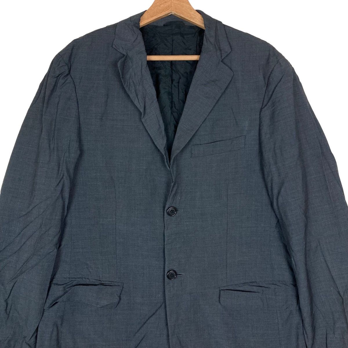 Burberry Burberry London Flat Button Coat Blazer Jacket Size US M / EU 48-50 / 2 - 2 Thumbnail