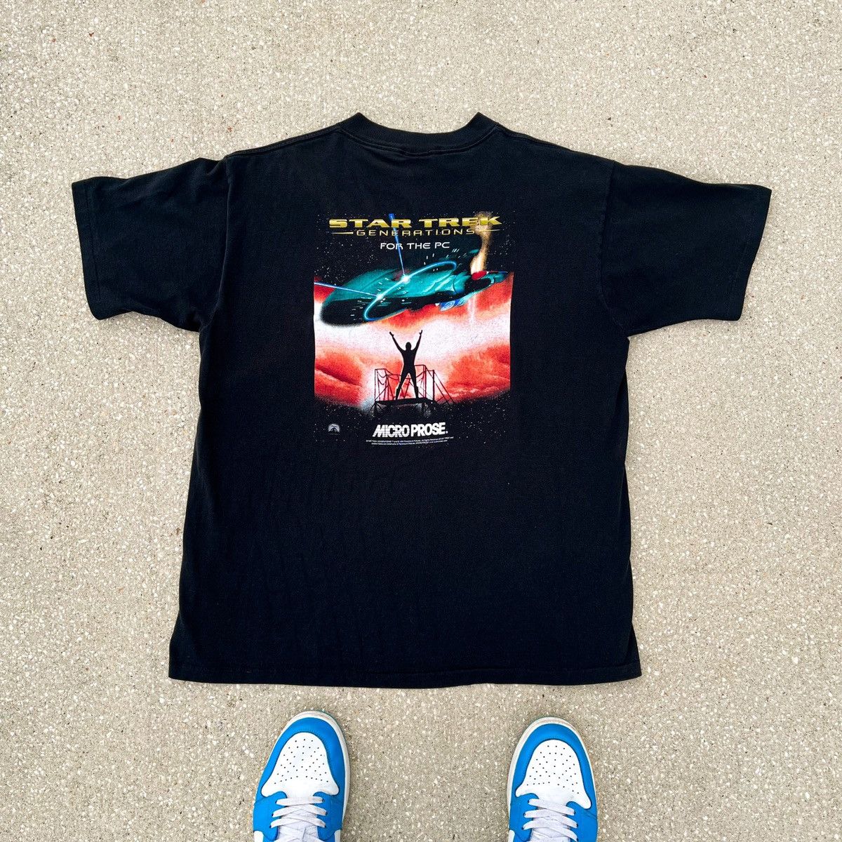 Vintage Vintage RARE 1997 Star Trek Generations PC game Tee Size US XL / EU 56 / 4 - 1 Thumbnail