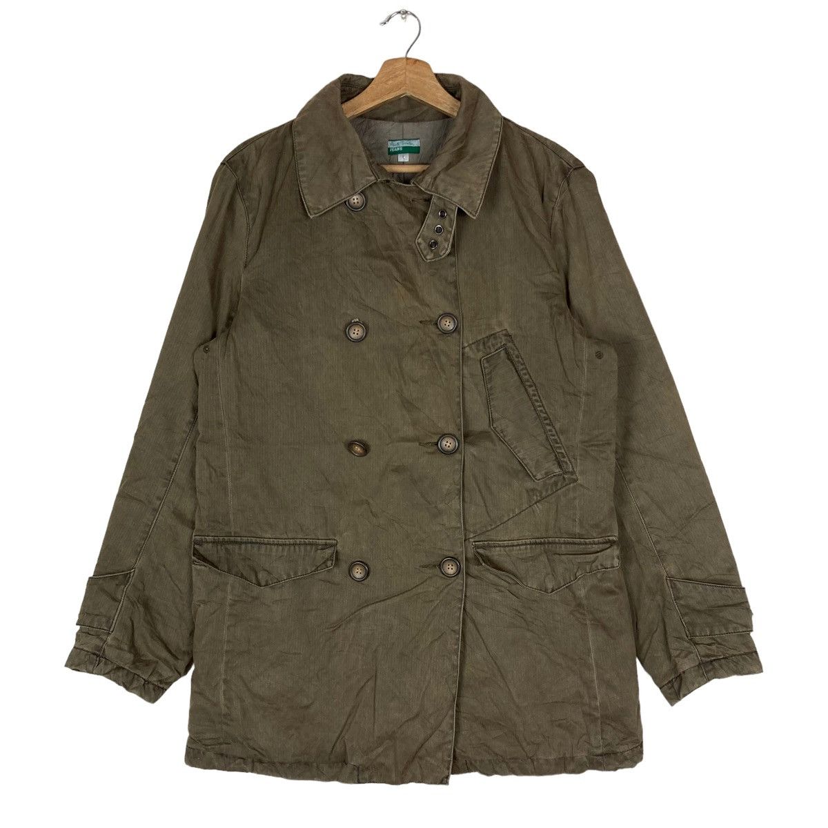 Paul Smith Vintage Paul Smith Jeans Double Breasted Medium Long Jacket Size US L / EU 52-54 / 3 - 1 Thumbnail