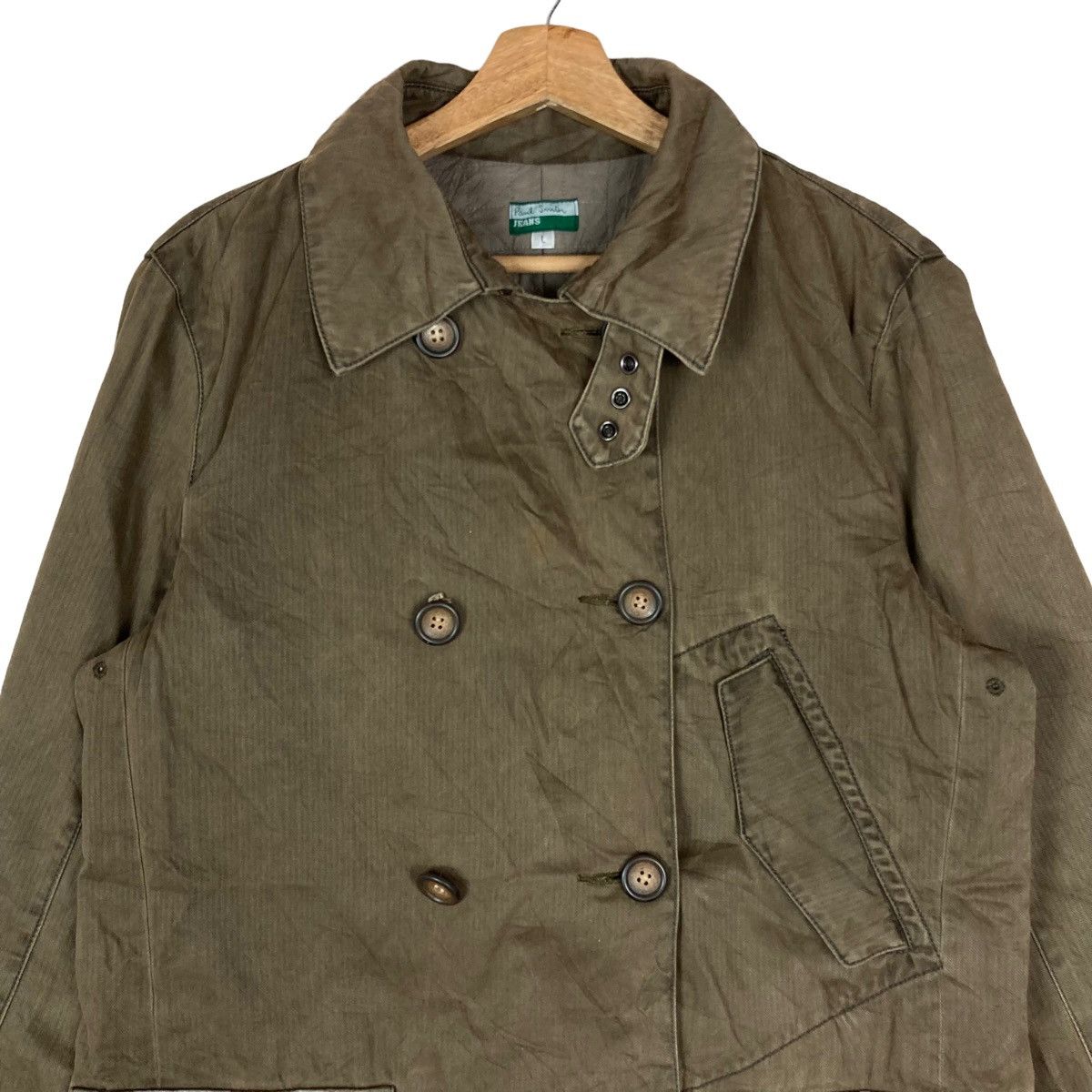 Paul Smith Vintage Paul Smith Jeans Double Breasted Medium Long Jacket Size US L / EU 52-54 / 3 - 2 Thumbnail