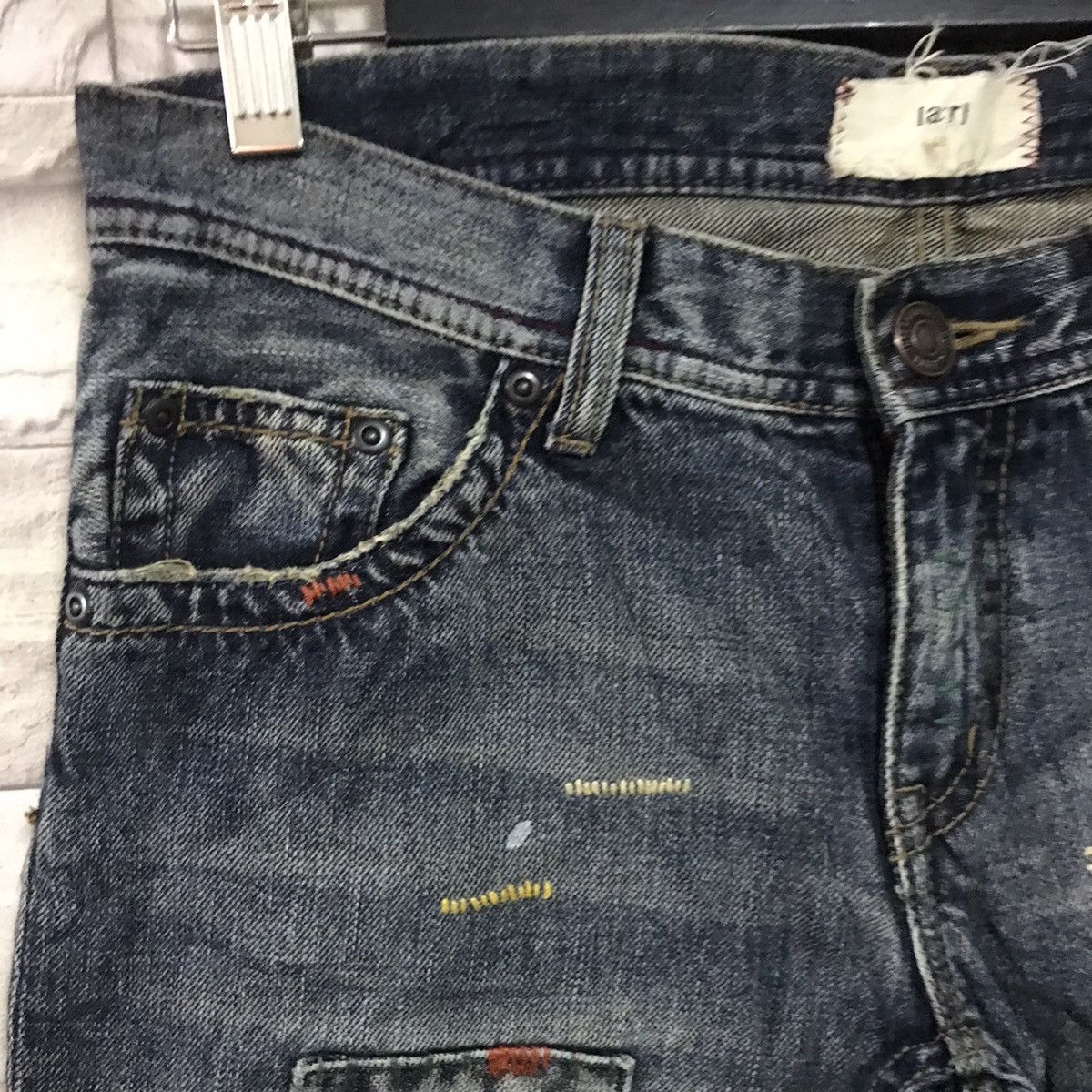 Japanese Brand Japanese Designer A:R Denim Patchwork Jeans Size US 30 / EU 46 - 5 Thumbnail