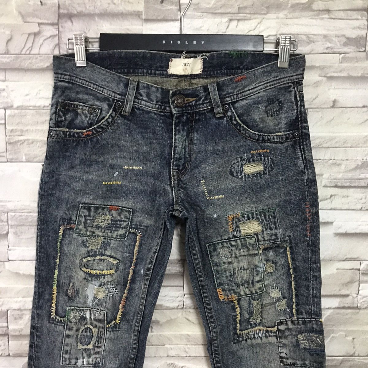 Japanese Brand Japanese Designer A:R Denim Patchwork Jeans Size US 30 / EU 46 - 4 Thumbnail
