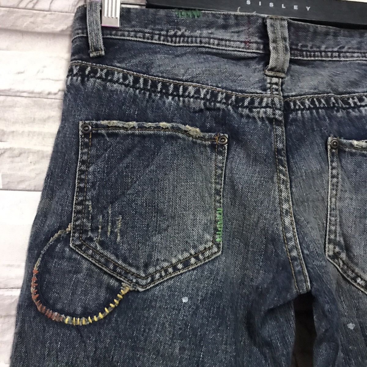 Japanese Brand Japanese Designer A:R Denim Patchwork Jeans Size US 30 / EU 46 - 13 Thumbnail