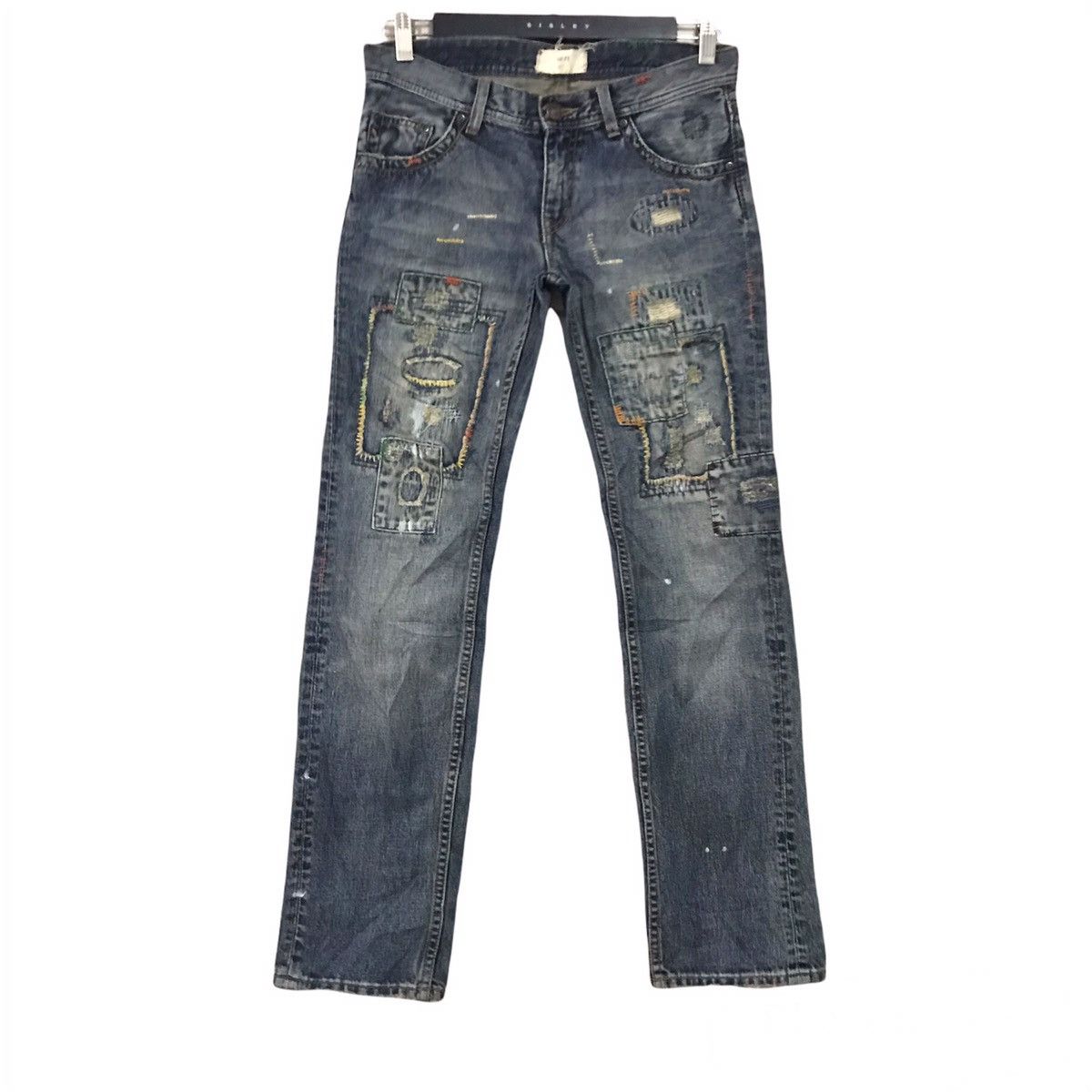 Japanese Brand Japanese Designer A:R Denim Patchwork Jeans Size US 30 / EU 46 - 1 Thumbnail