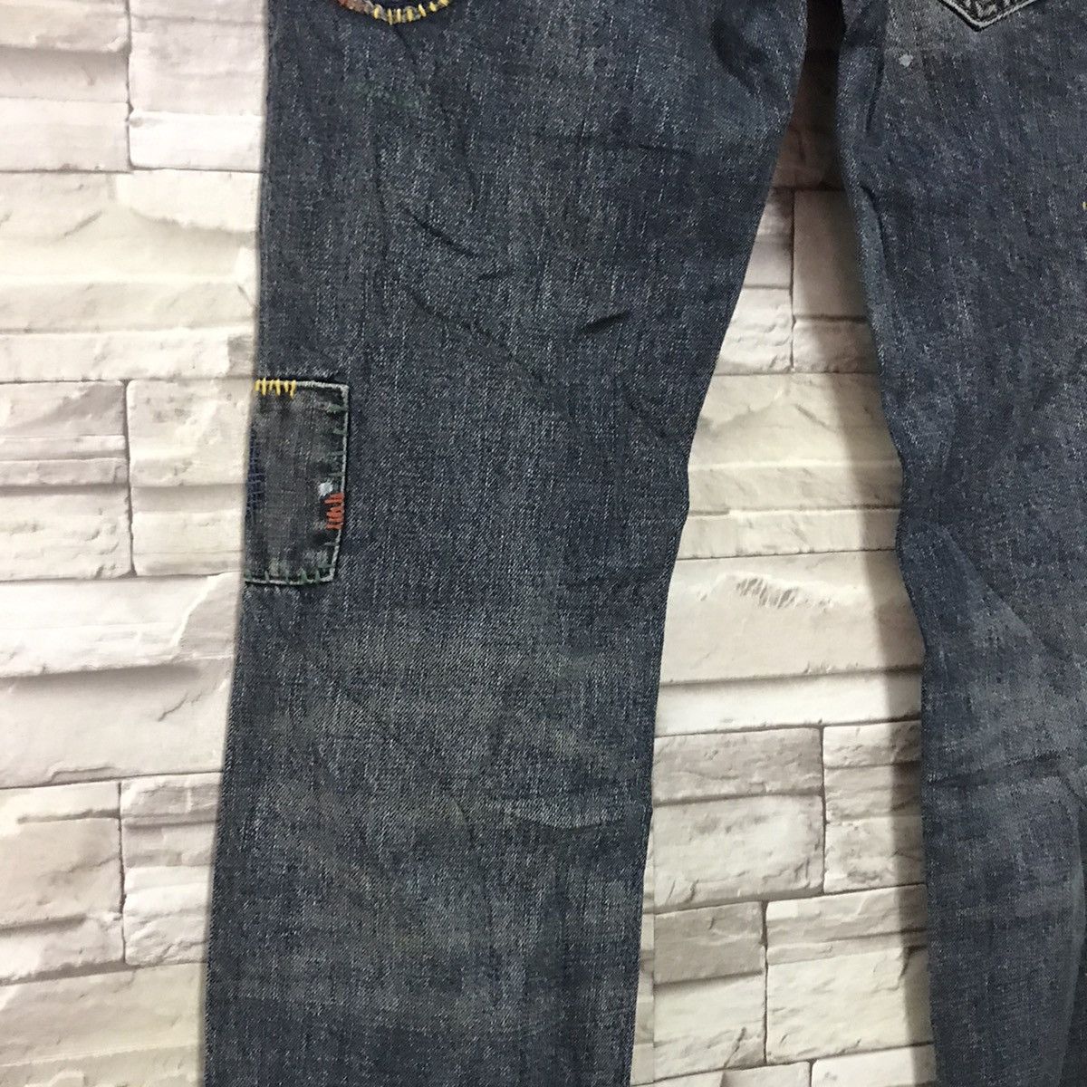 Japanese Brand Japanese Designer A:R Denim Patchwork Jeans Size US 30 / EU 46 - 15 Thumbnail