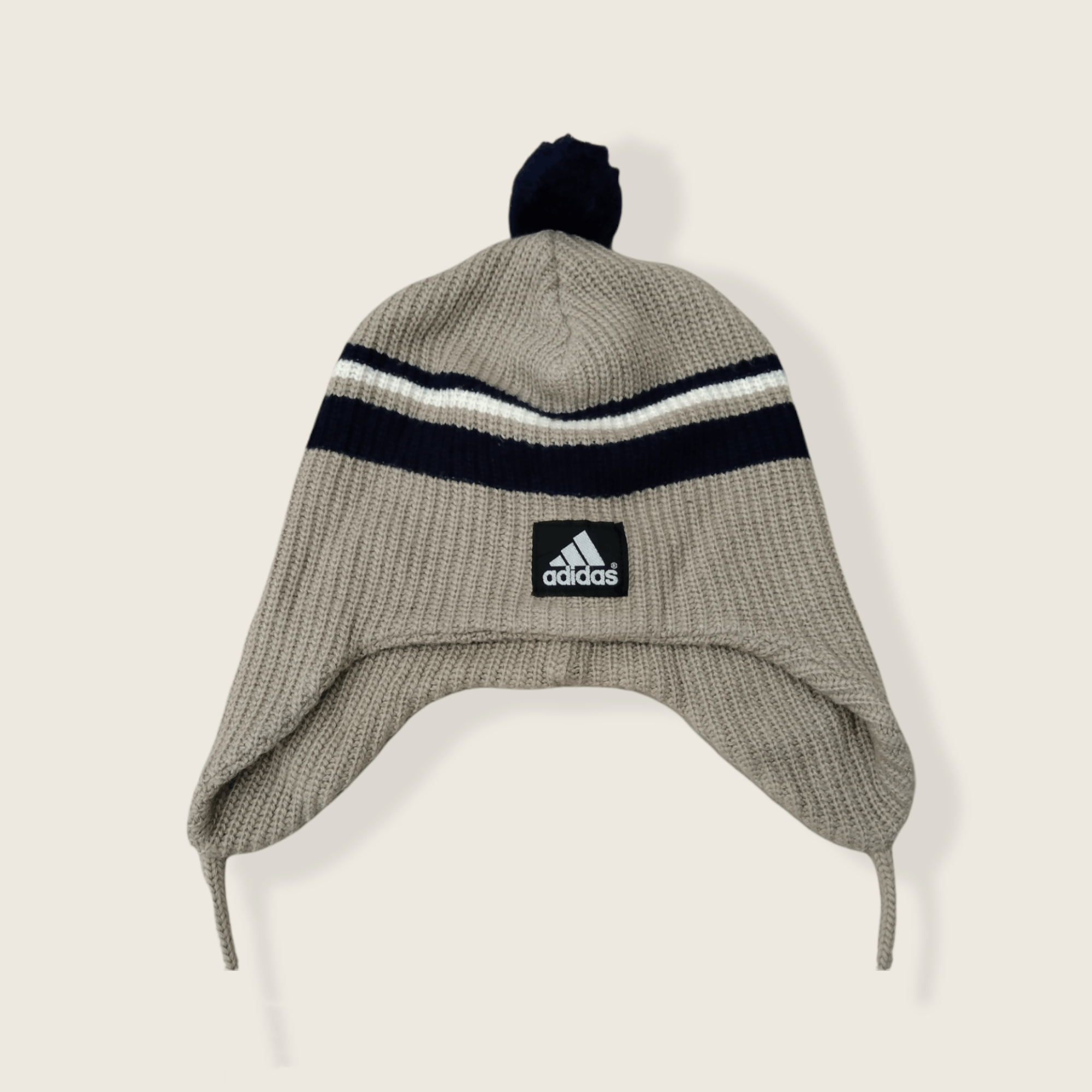 Adidas VINTAGE ADIDAS EARFLAP SPORTS/ADVENTURE BEANIE Size ONE SIZE - 4 Thumbnail