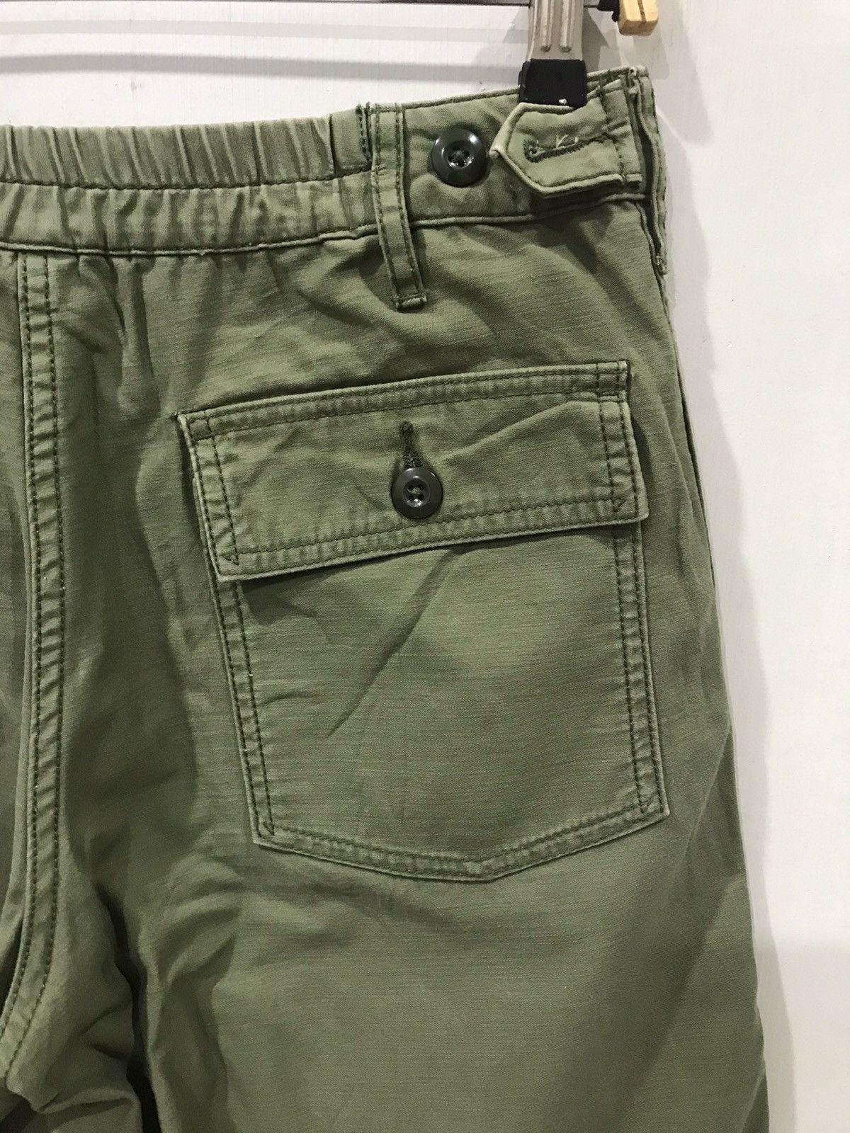 Japanese Brand coen Japan Military US Army OG107 Wide Cropped Baker Pant Size US 29 - 6 Thumbnail