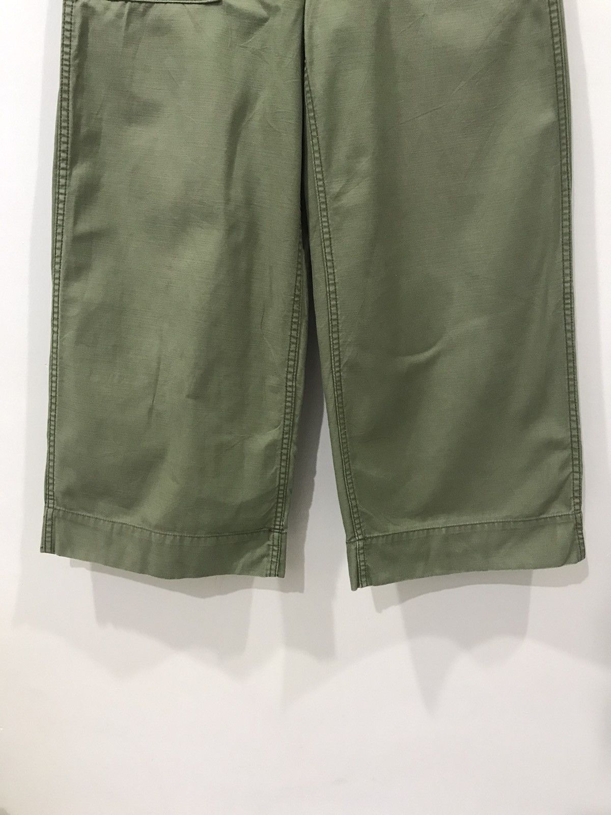 Japanese Brand coen Japan Military US Army OG107 Wide Cropped Baker Pant Size US 29 - 4 Thumbnail