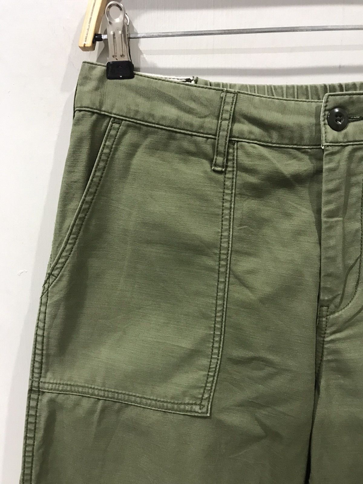 Japanese Brand coen Japan Military US Army OG107 Wide Cropped Baker Pant Size US 29 - 3 Thumbnail