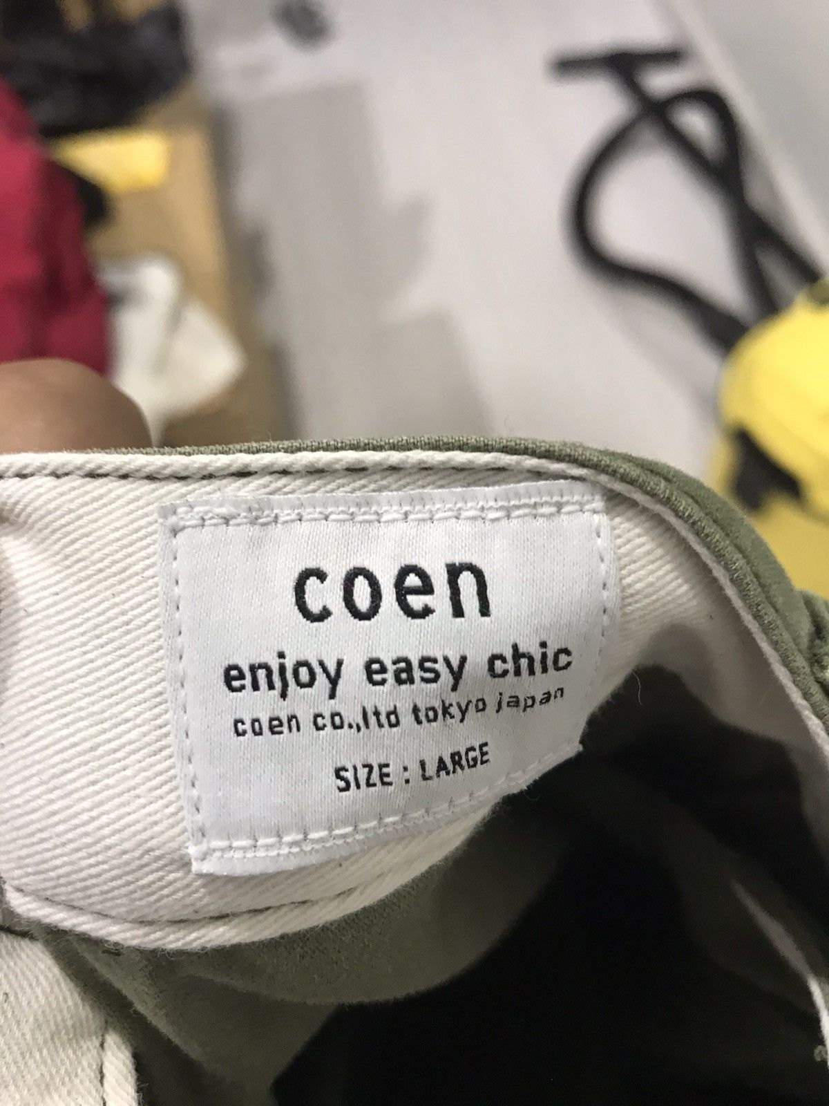 Japanese Brand coen Japan Military US Army OG107 Wide Cropped Baker Pant Size US 29 - 9 Thumbnail