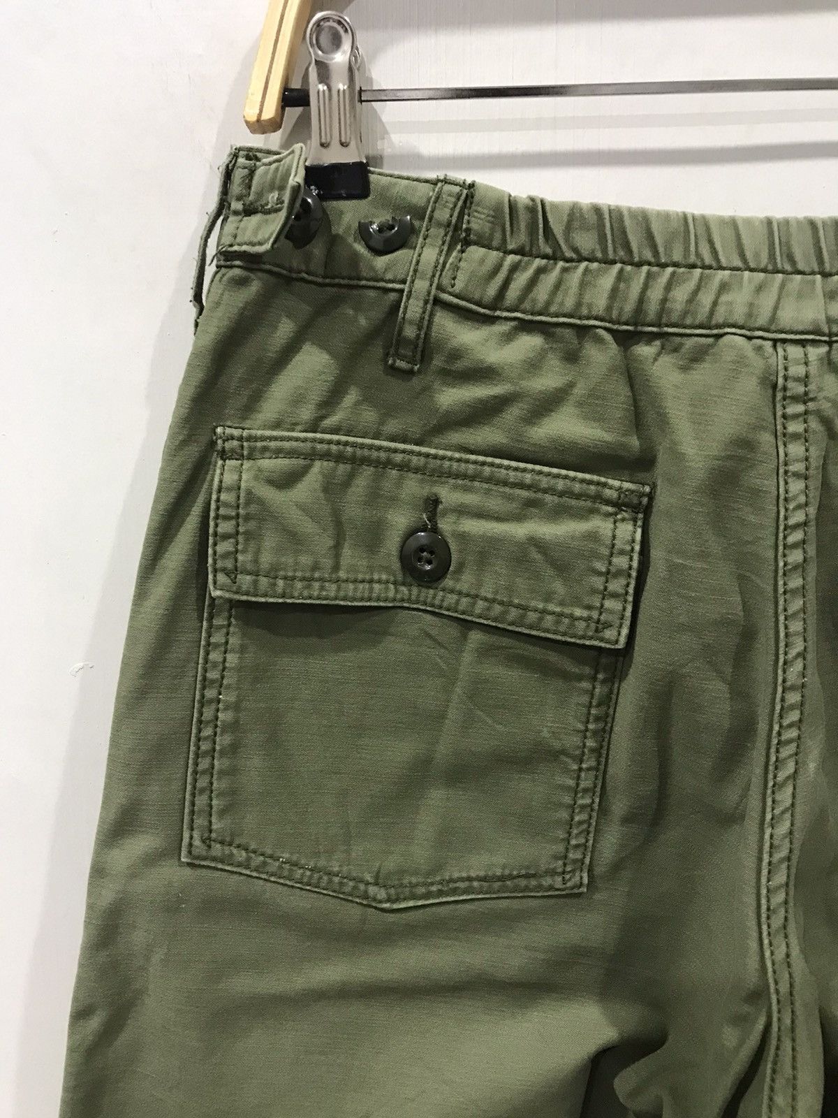 Japanese Brand coen Japan Military US Army OG107 Wide Cropped Baker Pant Size US 29 - 7 Thumbnail