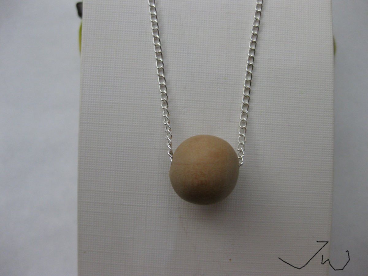 Handmade × Jewelry × Vintage Wood Bead Chain Necklace Size ONE SIZE - 4 Thumbnail