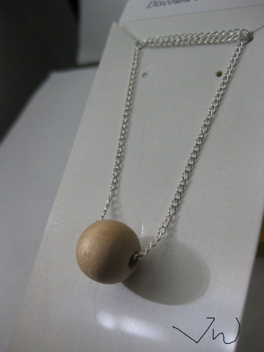 Handmade × Jewelry × Vintage Wood Bead Chain Necklace Size ONE SIZE - 2 Thumbnail