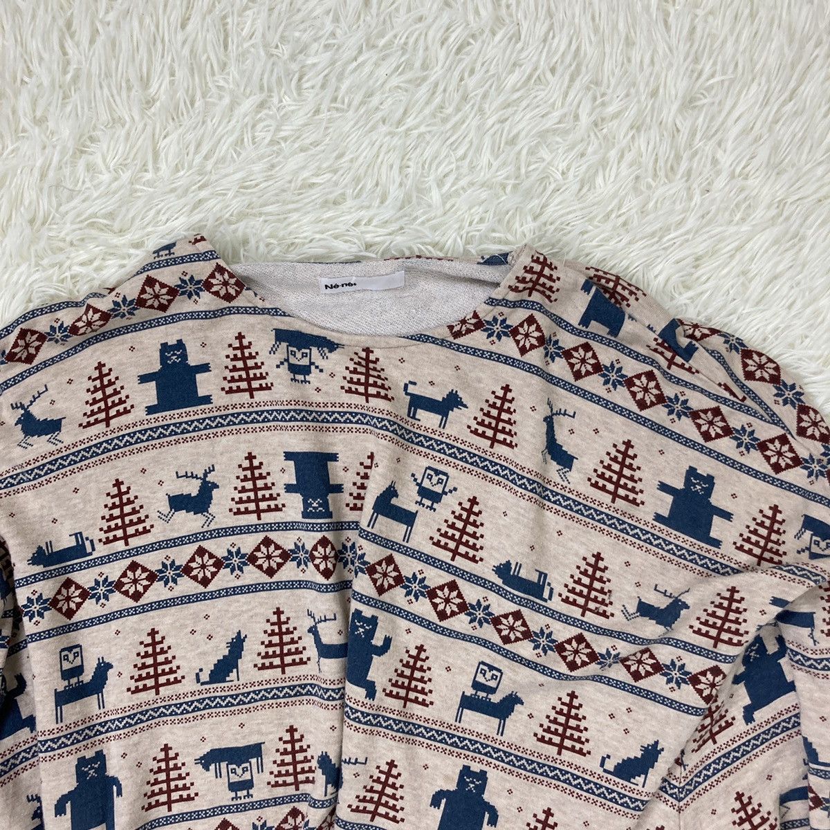 Issey Miyake Ne-net Winter Pattern Cardigan By Issey Miyake Size US L / EU 52-54 / 3 - 4 Thumbnail