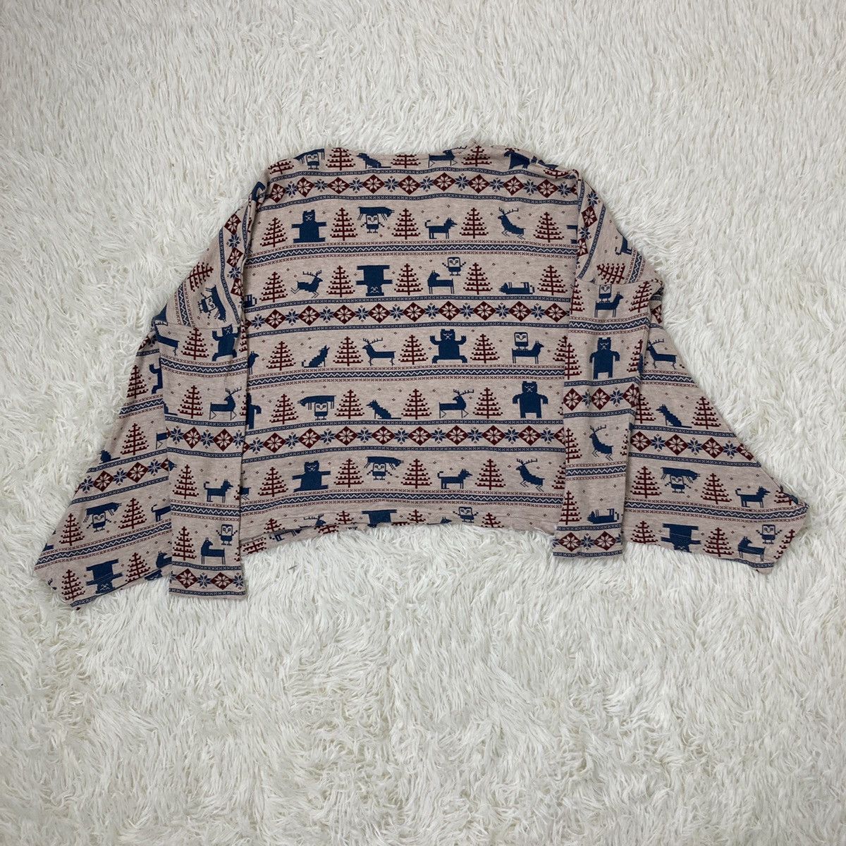 Issey Miyake Ne-net Winter Pattern Cardigan By Issey Miyake Size US L / EU 52-54 / 3 - 8 Thumbnail