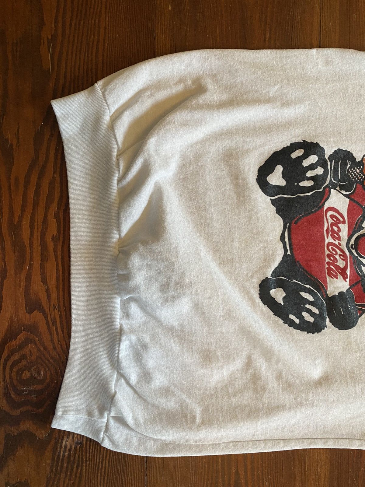 Coca Cola Vintage 80’s Coca Cola Panda Coke Banded Bottom Tee Size US S / EU 44-46 / 1 - 7 Thumbnail