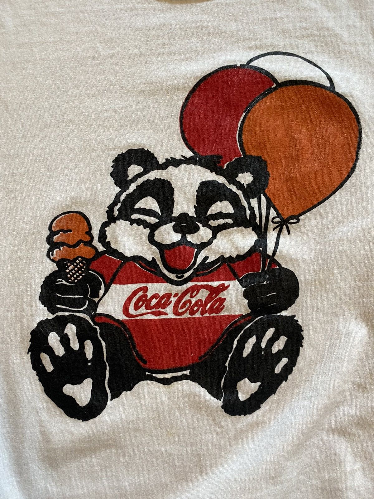 Coca Cola Vintage 80’s Coca Cola Panda Coke Banded Bottom Tee Size US S / EU 44-46 / 1 - 2 Thumbnail