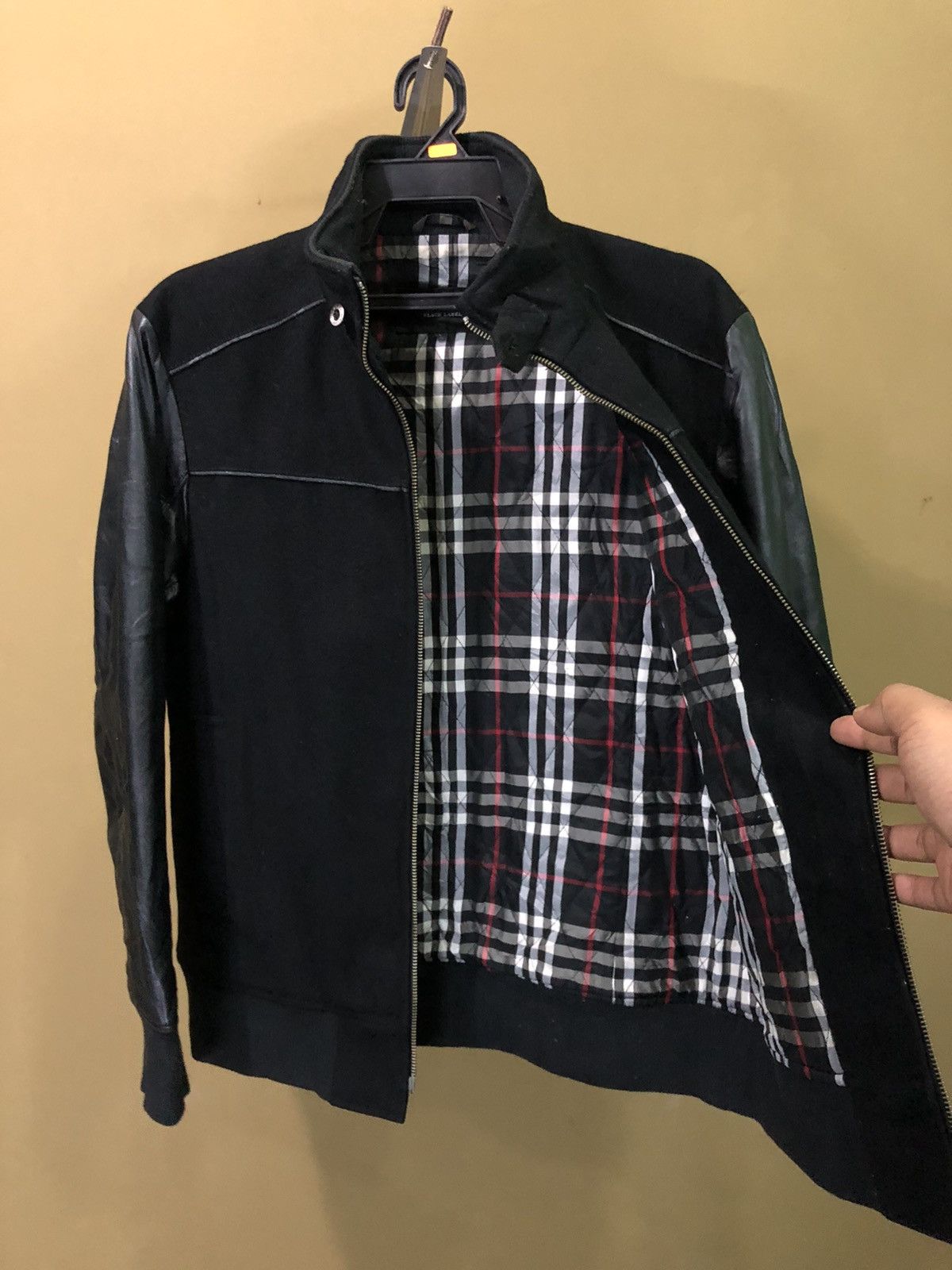 Black Label Burberry Black Label Leather Jacket Size US L / EU 52-54 / 3 - 10 Thumbnail