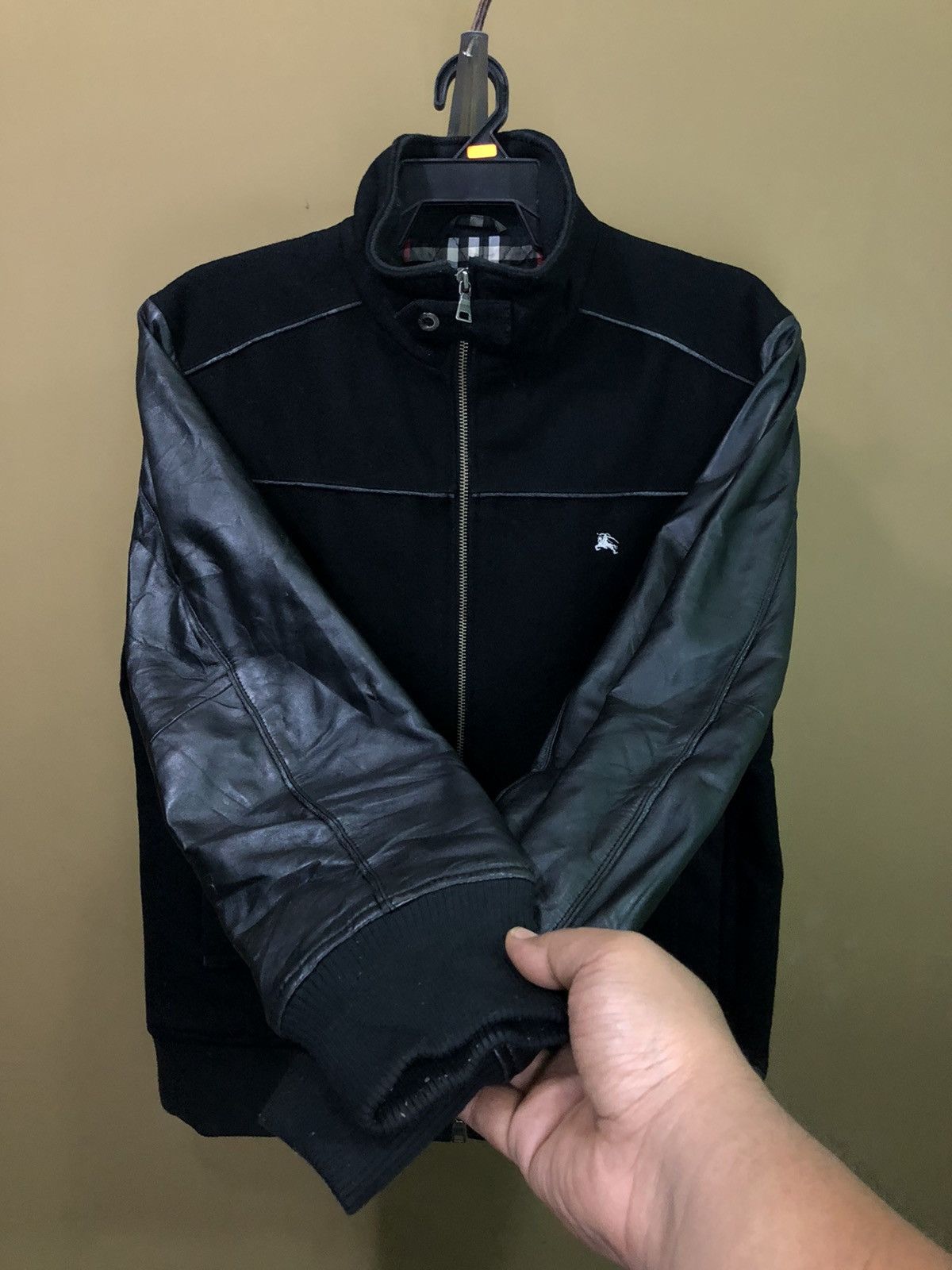 Black Label Burberry Black Label Leather Jacket Size US L / EU 52-54 / 3 - 7 Thumbnail