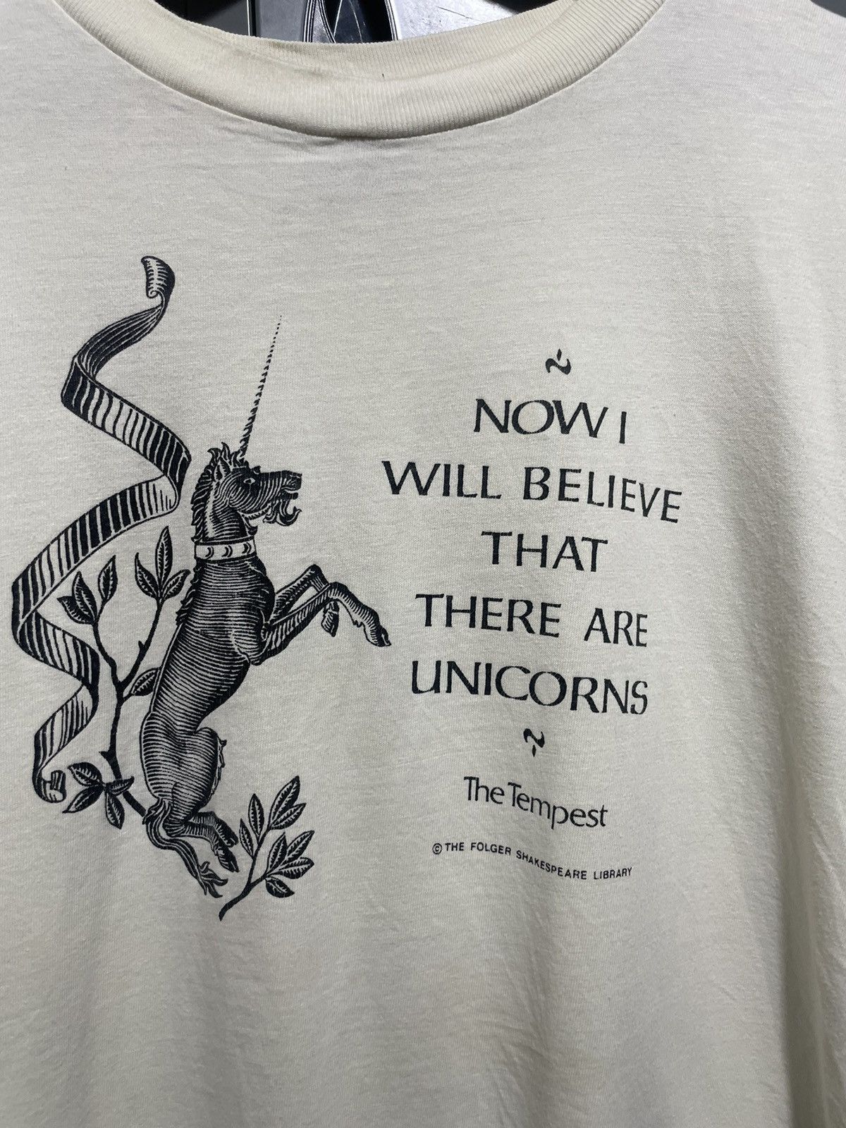 Vintage 90s The Tempest William Shakespeare Play Believe Unicorns Size US XL / EU 56 / 4 - 6 Thumbnail
