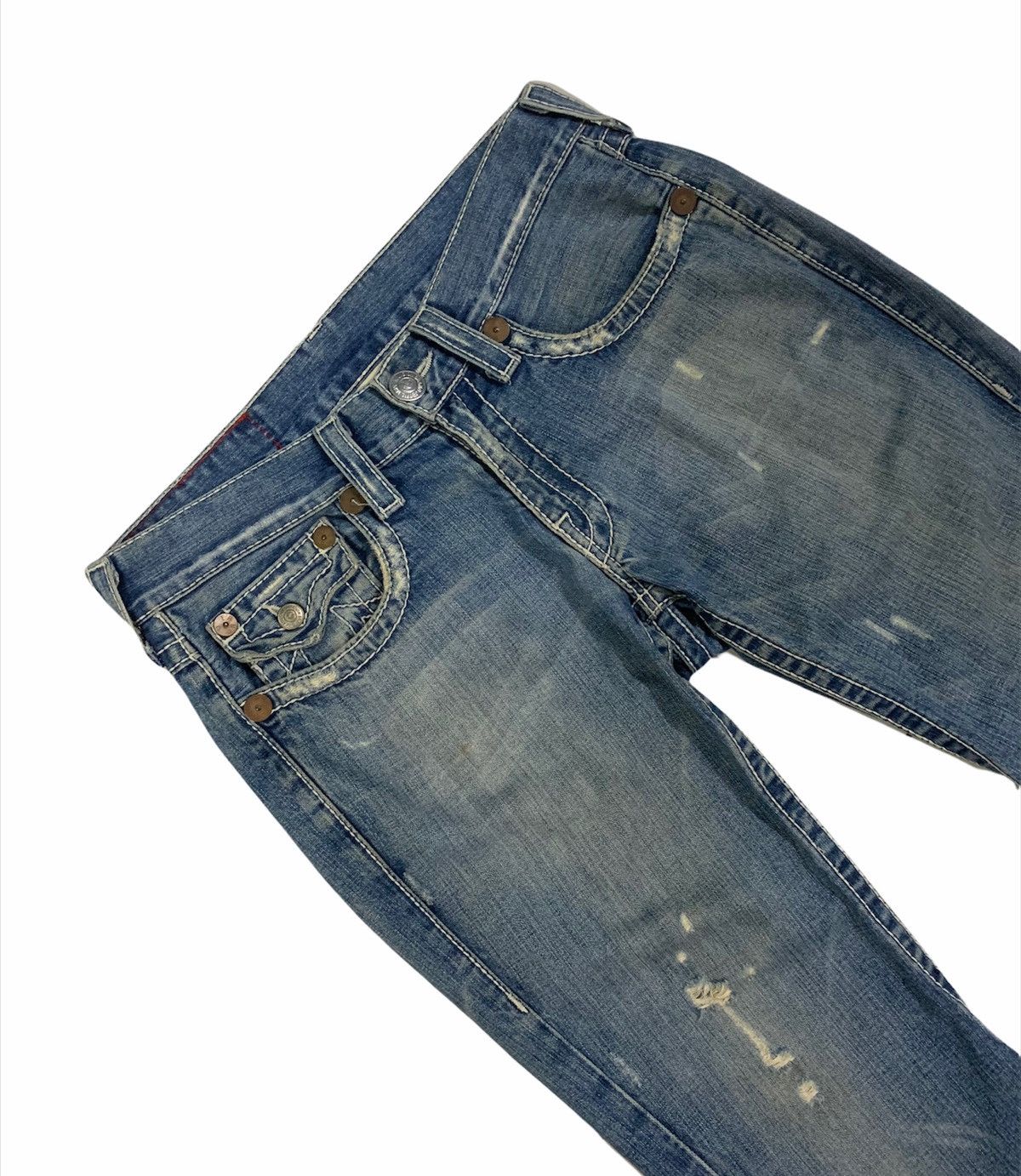 True Religion 🔥 TRUE RELIGION Super Flared Lowrise Jeans Size US 34 / EU 50 - 3 Thumbnail