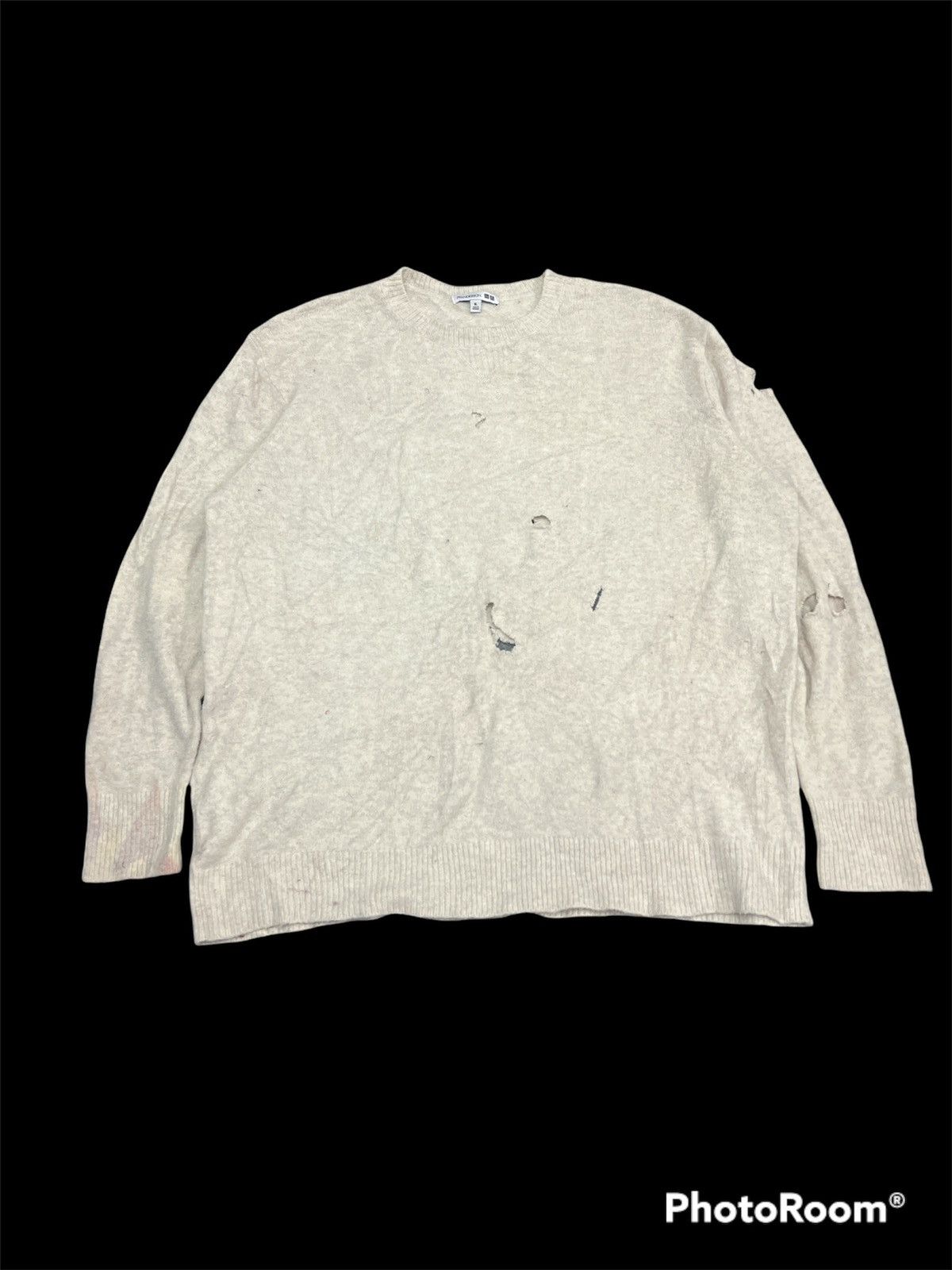 JW Anderson × Uniqlo Fire🔥Thrashed wool cardigan kobain style Size US L / EU 52-54 / 3 - 1 Thumbnail