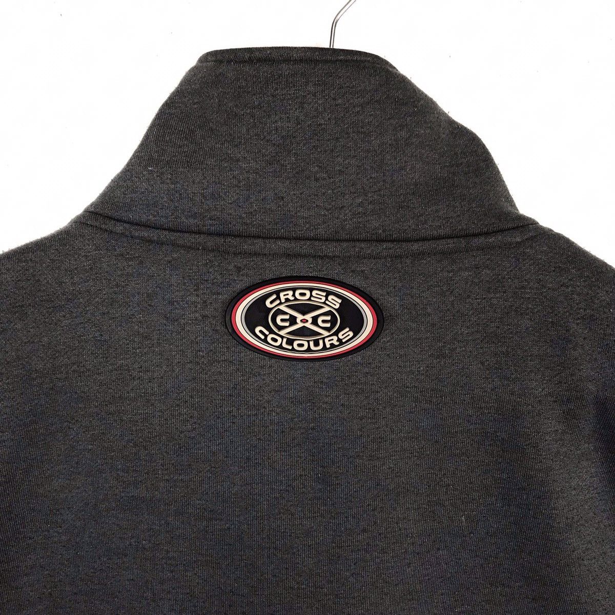 Cross Colours Vintage Cross Colours Minimalist Zip Up Sweater Pullover Size US XXL / EU 58 / 5 - 5 Thumbnail