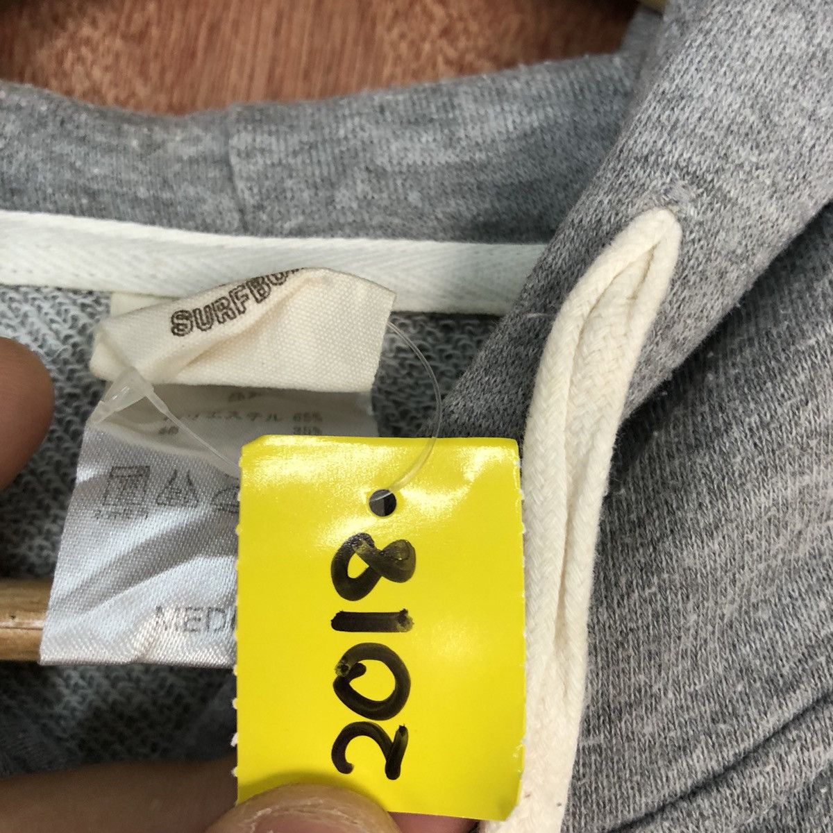 Japanese Brand DL Dick Brewer Grey Hoodies long sweatshirt #2018 Size US S / EU 44-46 / 1 - 13 Thumbnail