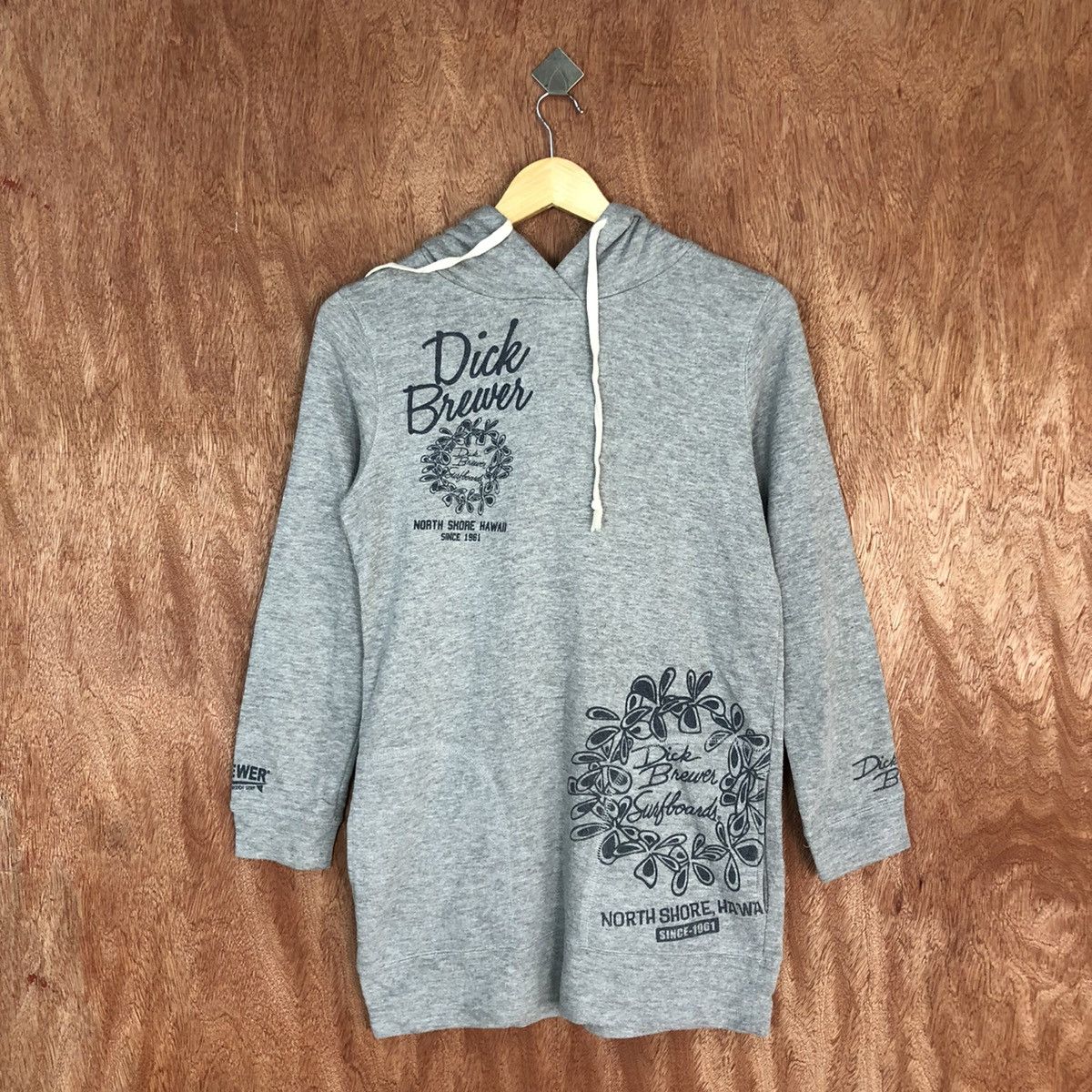 Japanese Brand DL Dick Brewer Grey Hoodies long sweatshirt #2018 Size US S / EU 44-46 / 1 - 1 Thumbnail