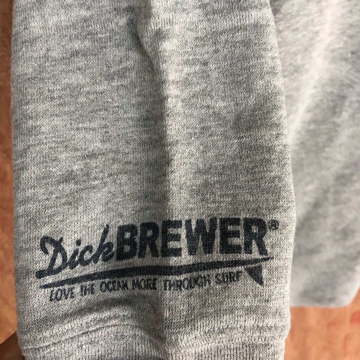 Japanese Brand DL Dick Brewer Grey Hoodies long sweatshirt #2018 Size US S / EU 44-46 / 1 - 12 Thumbnail