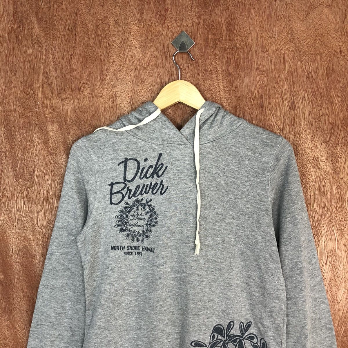 Japanese Brand DL Dick Brewer Grey Hoodies long sweatshirt #2018 Size US S / EU 44-46 / 1 - 2 Thumbnail