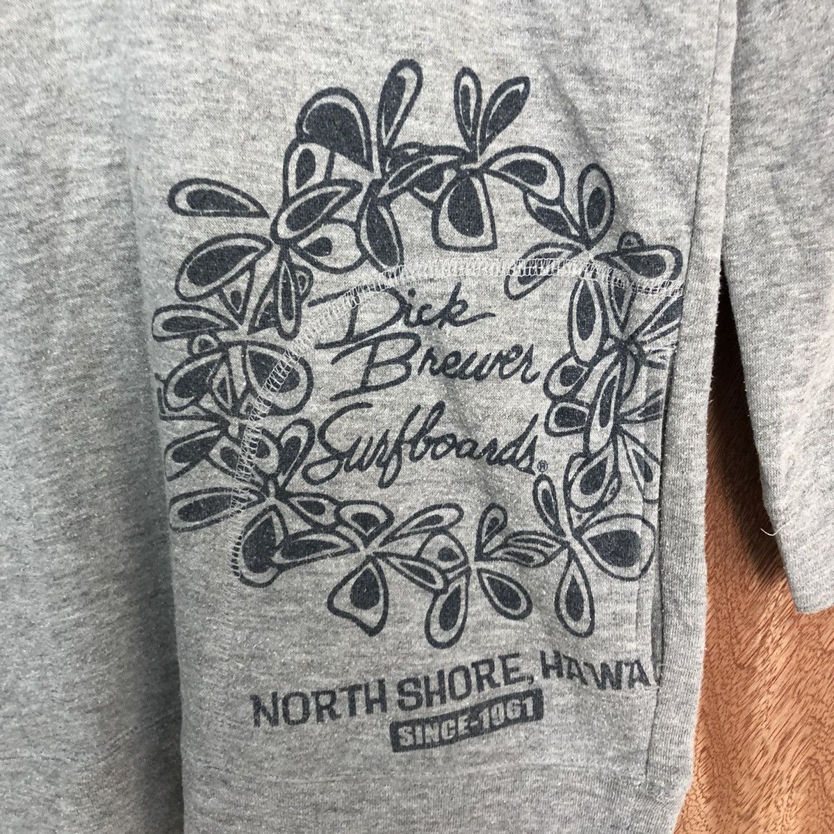 Japanese Brand DL Dick Brewer Grey Hoodies long sweatshirt #2018 Size US S / EU 44-46 / 1 - 10 Thumbnail
