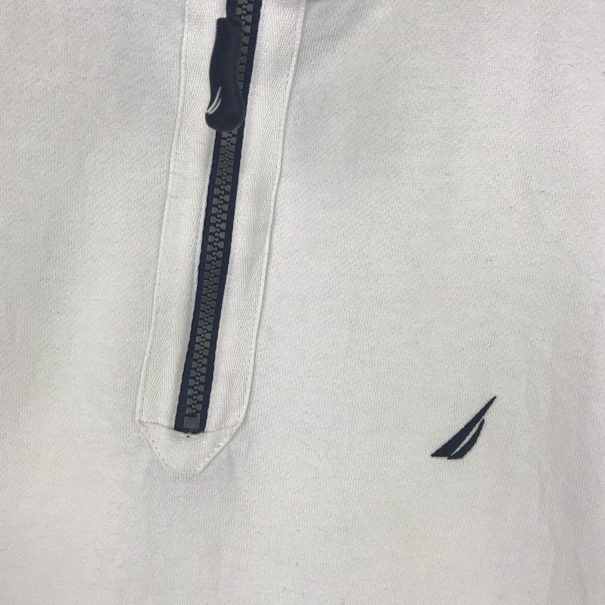 Nautica Nautica Small Logo Minimalist Half Zipper Sweatshirt Size US L / EU 52-54 / 3 - 3 Thumbnail