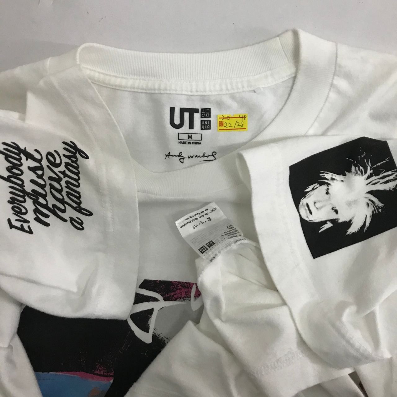 Andy Warhol × Japanese Brand 🔥Rare Andy Warhol Pop Art Tshirt Nice Design Artist Size US L / EU 52-54 / 3 - 5 Thumbnail