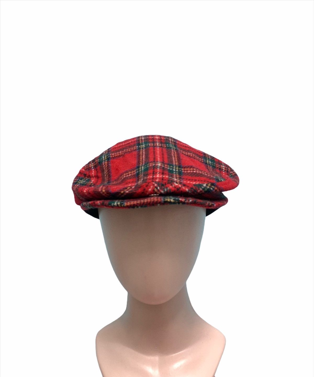 Japanese Brand × Katharine Hamnett London × Vintage RARE ‼️Punk Rock Katharine Hamnett Red Newsboy Cap Size ONE SIZE - 4 Thumbnail