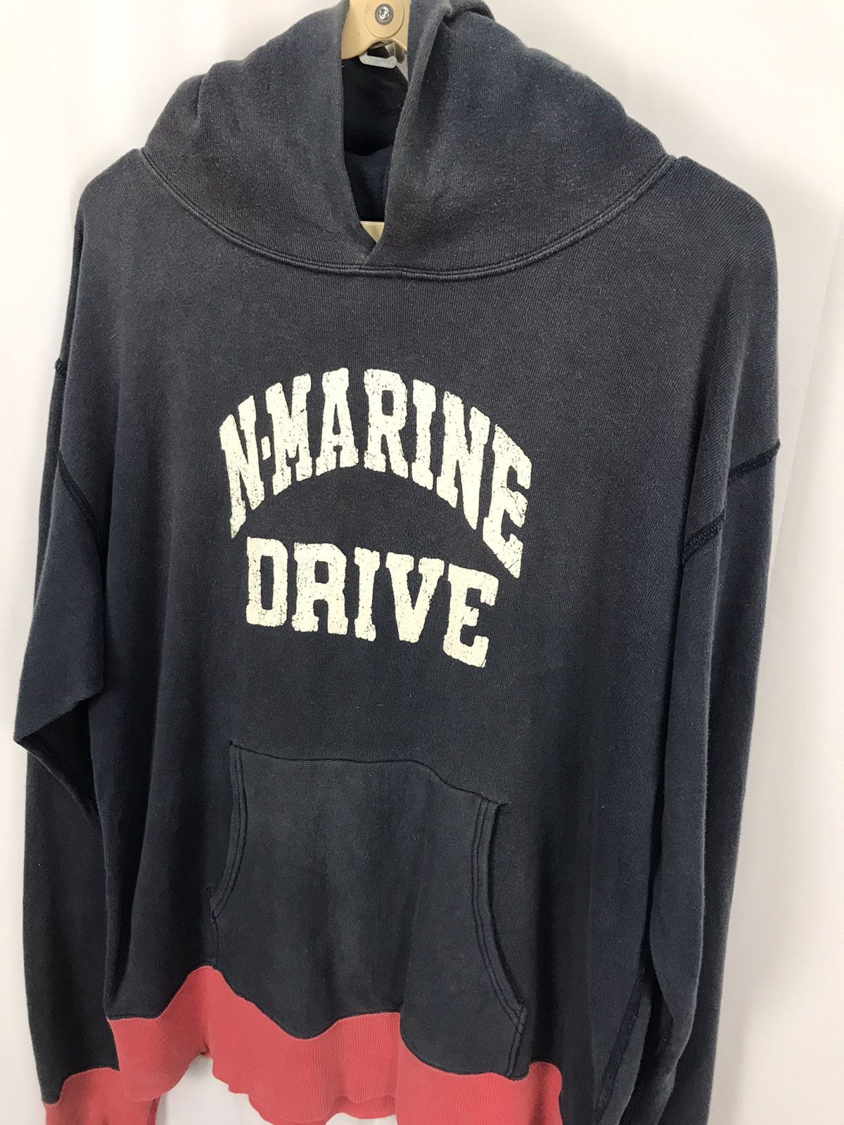 Japanese Brand × Vintage Vintage N-marine drive distressed hoodie pullover Size US M / EU 48-50 / 2 - 6 Thumbnail