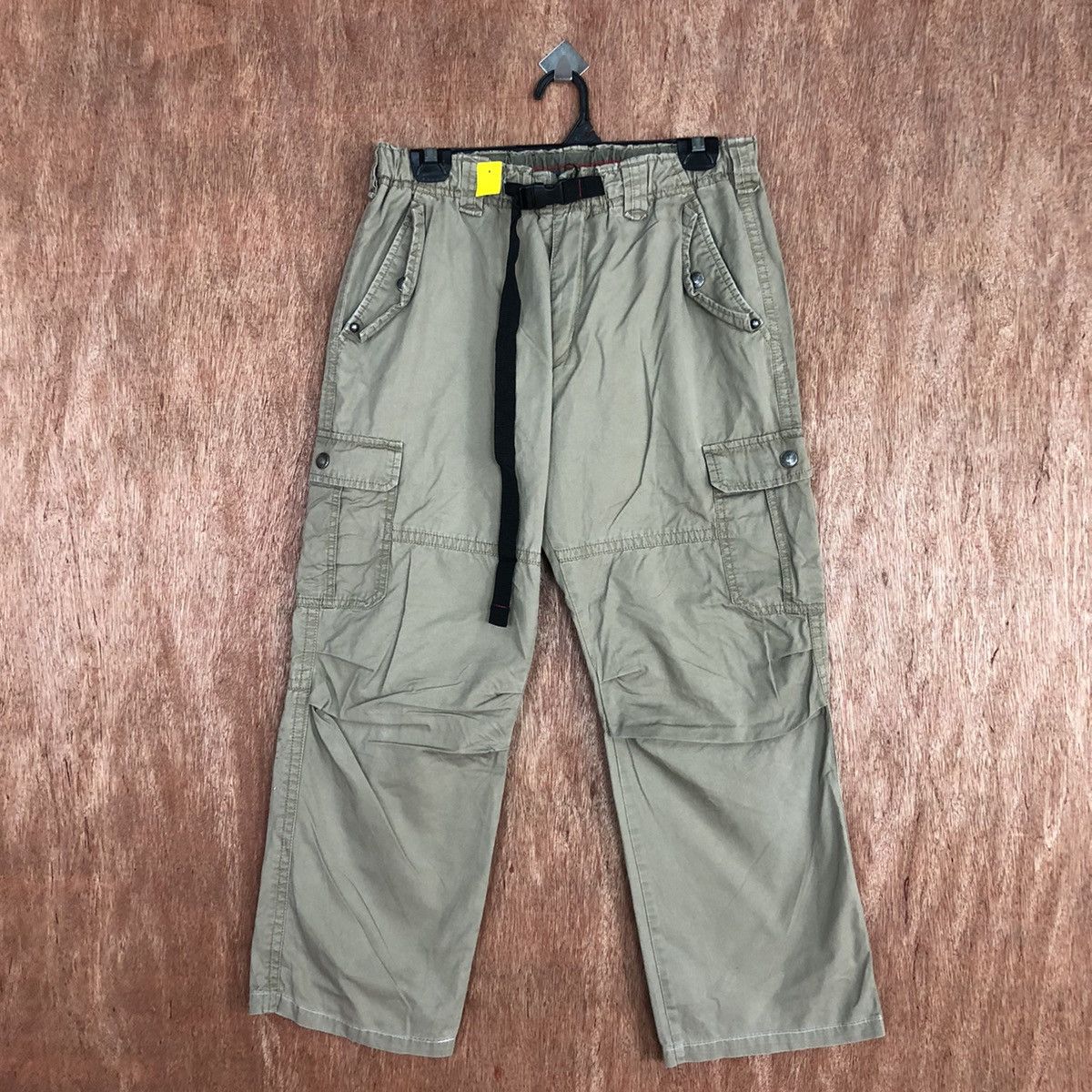 image of Vintage Japan Grey Multipocket Cargo Pants 2671, Men's (Size 30)