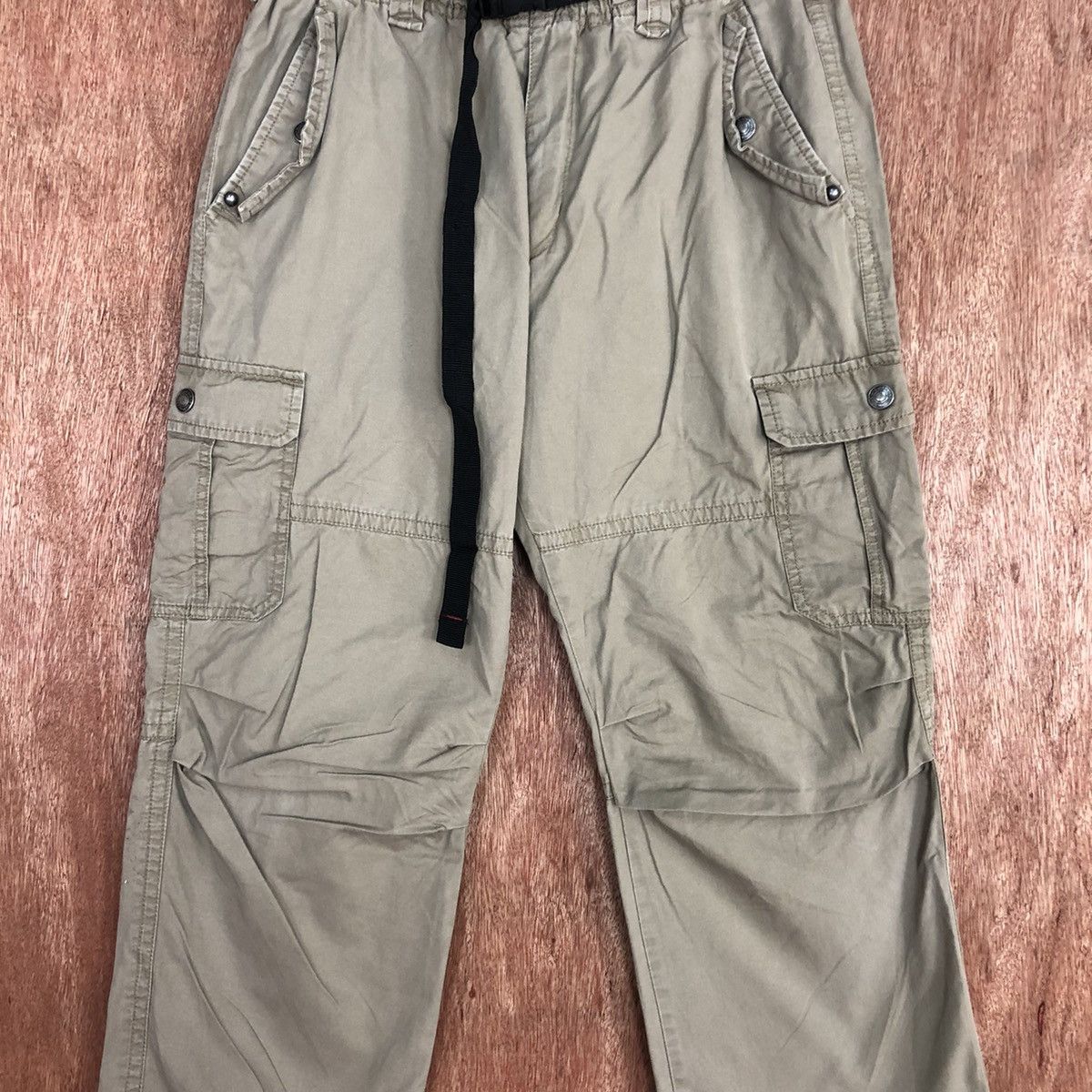 Japanese Brand Japan Grey Multipocket Cargo Pants #2671 Size US 30 / EU 46 - 4 Thumbnail