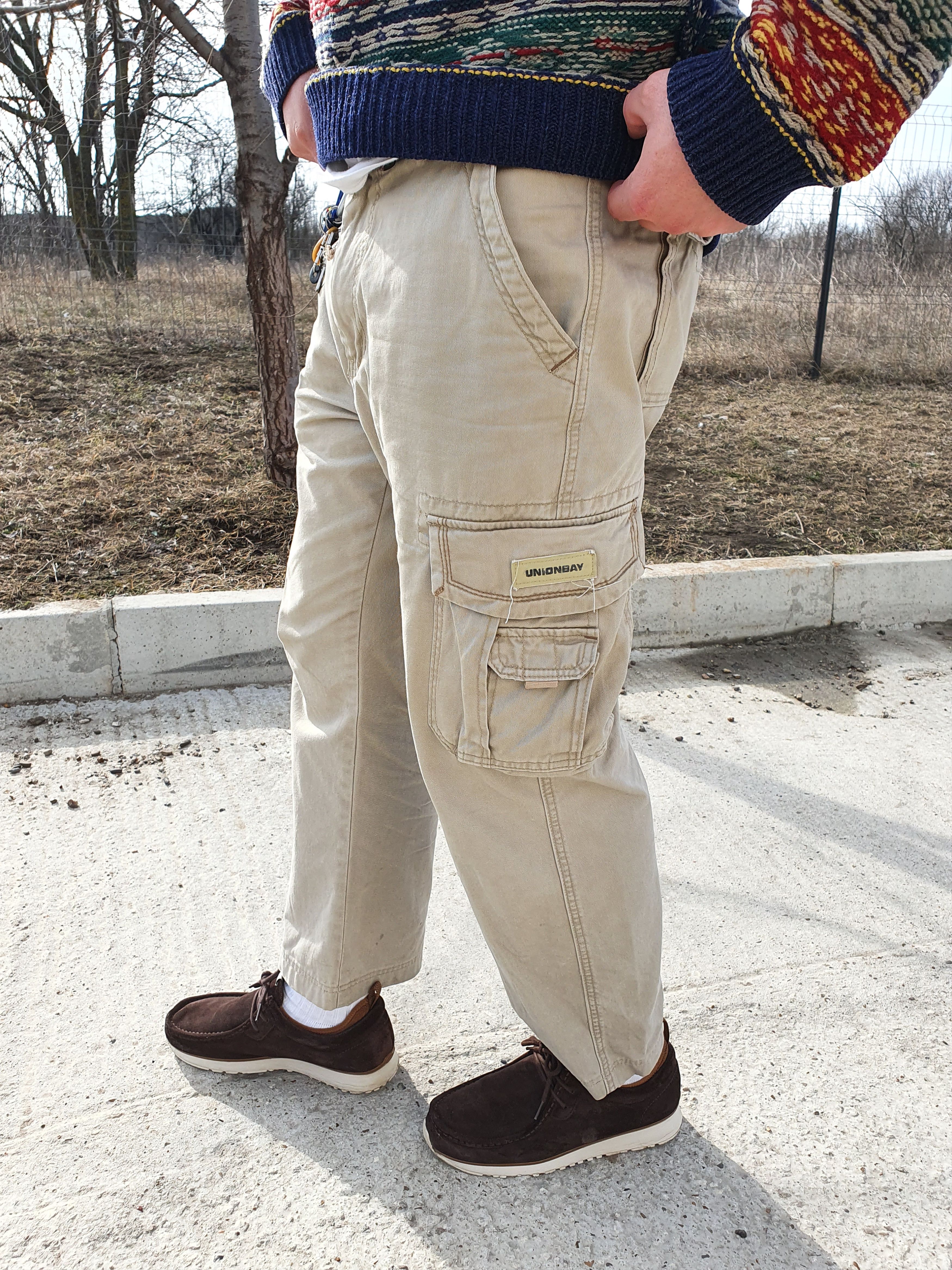 Japanese Brand 90s Vintage Awesome Cargo pants by Union Bay Size US 33 - 4 Thumbnail