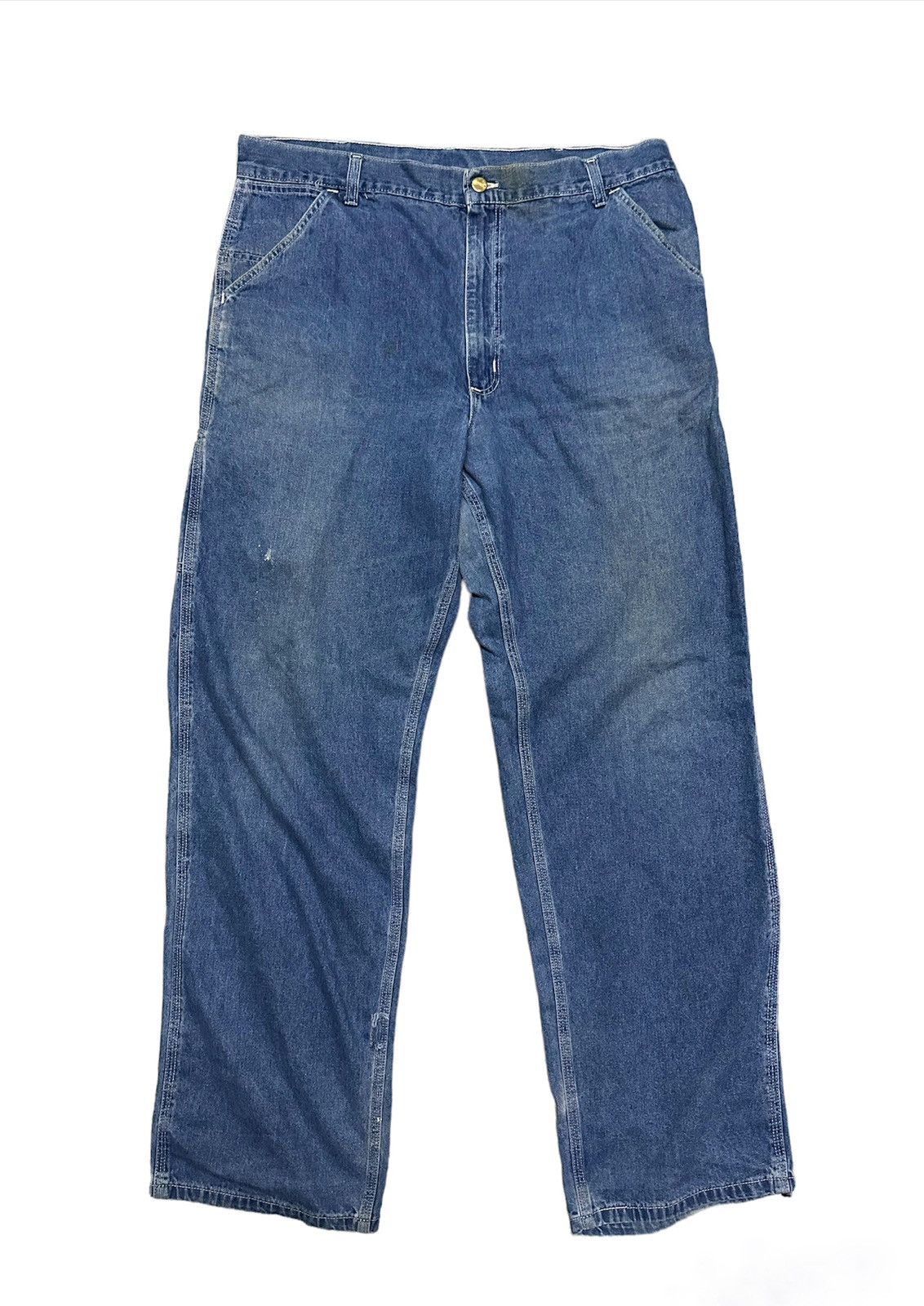 Carhartt 36x32 Carhartt carpenter denim jeans Size US 36 / EU 52 - 2 Thumbnail