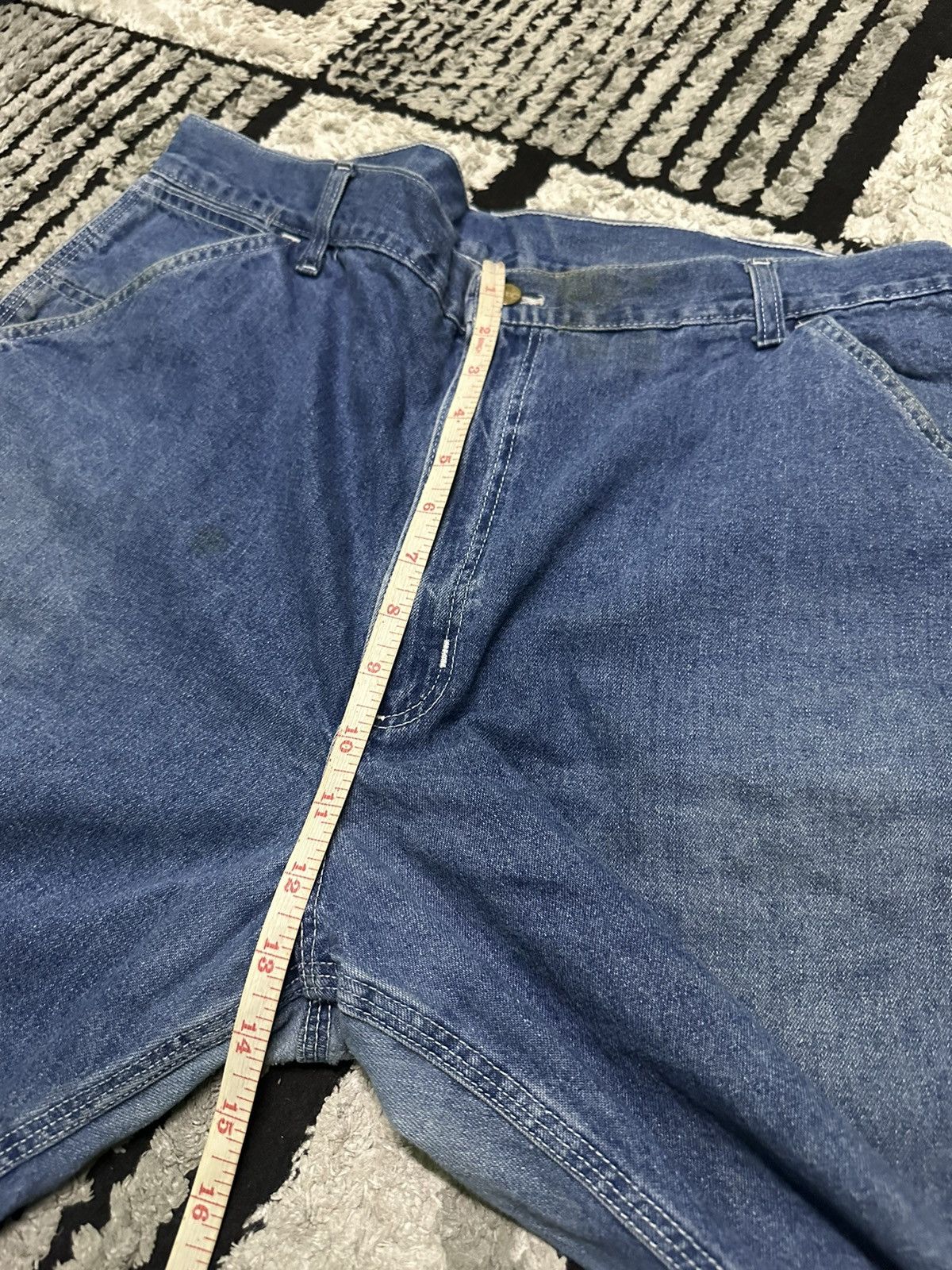 Carhartt 36x32 Carhartt carpenter denim jeans Size US 36 / EU 52 - 11 Thumbnail