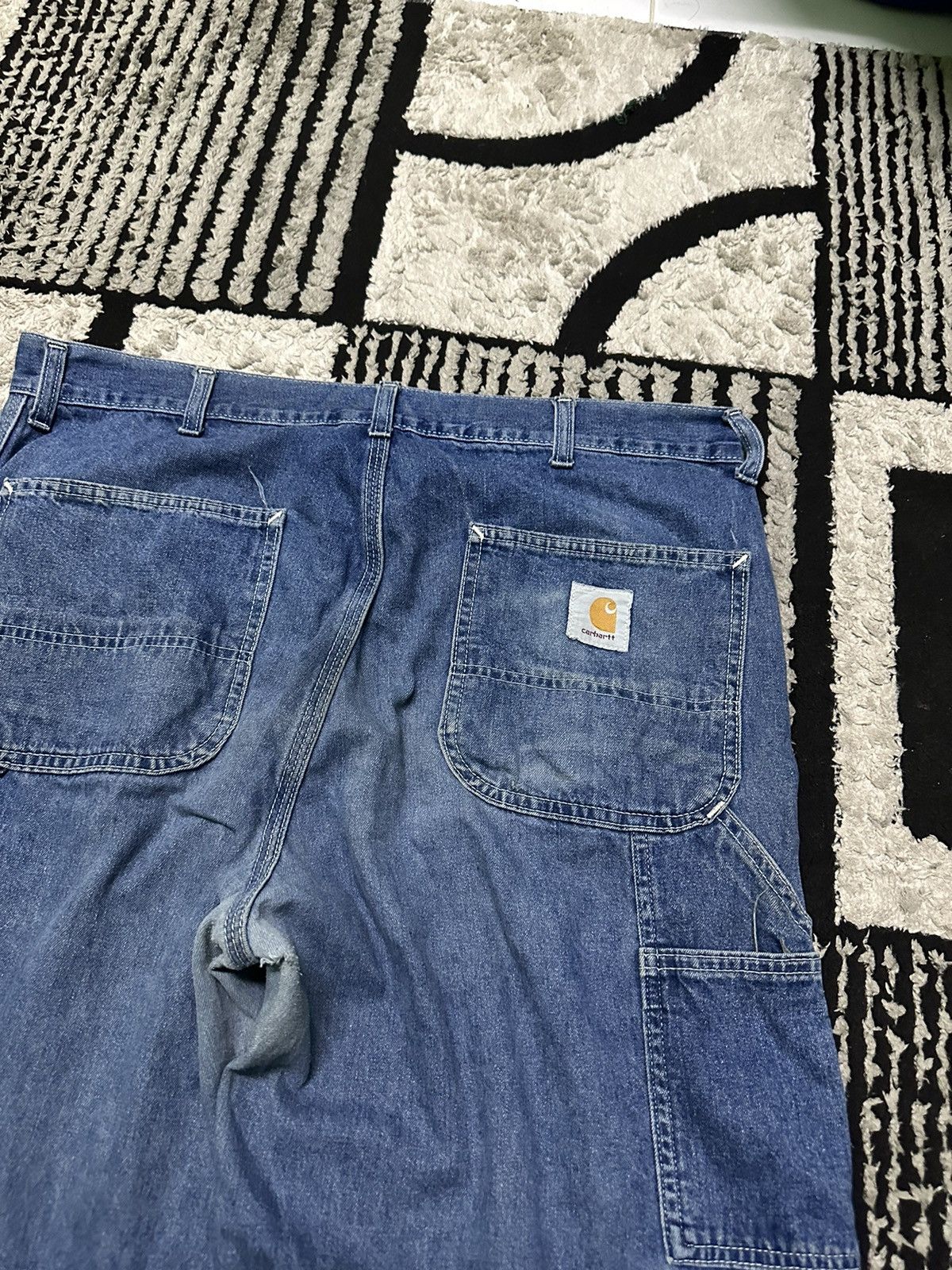 Carhartt 36x32 Carhartt carpenter denim jeans Size US 36 / EU 52 - 4 Thumbnail