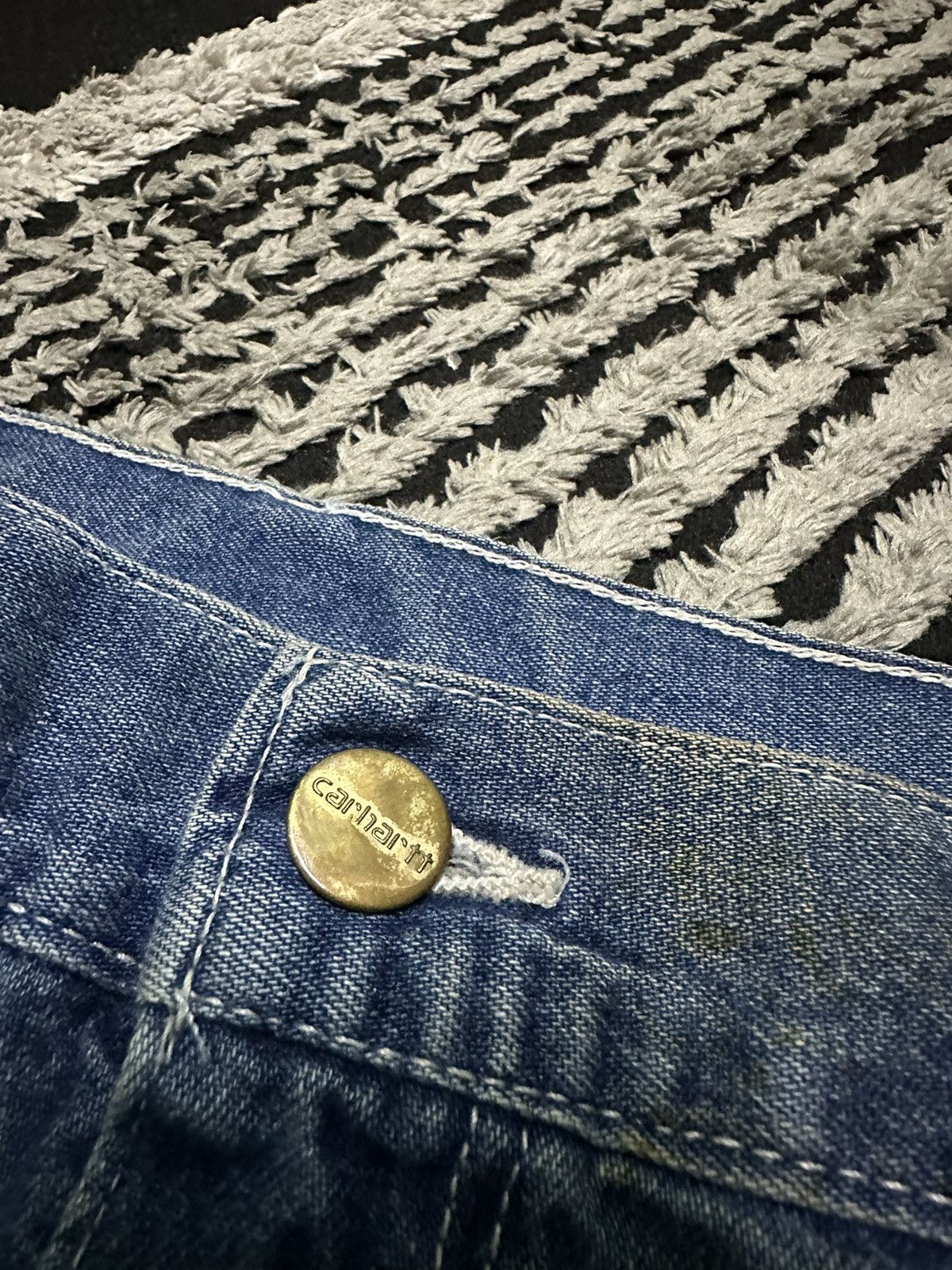 Carhartt 36x32 Carhartt carpenter denim jeans Size US 36 / EU 52 - 3 Thumbnail
