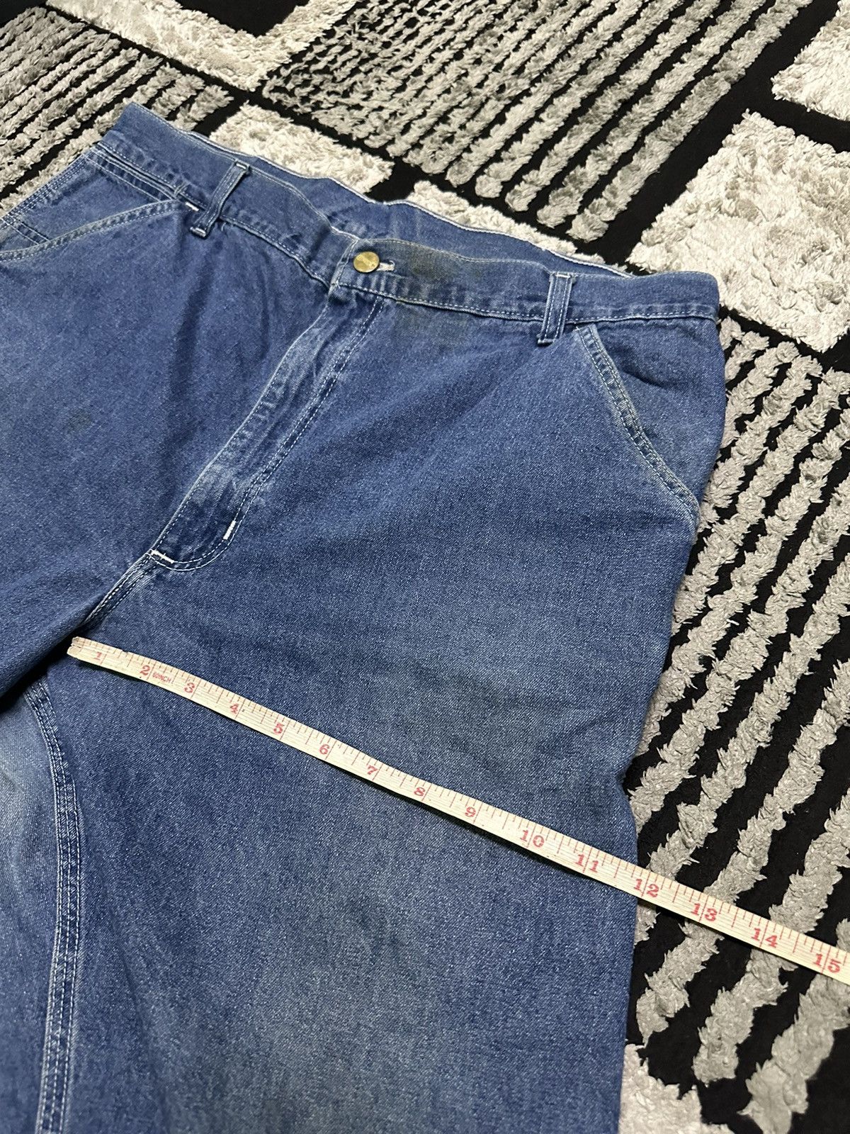 Carhartt 36x32 Carhartt carpenter denim jeans Size US 36 / EU 52 - 10 Thumbnail