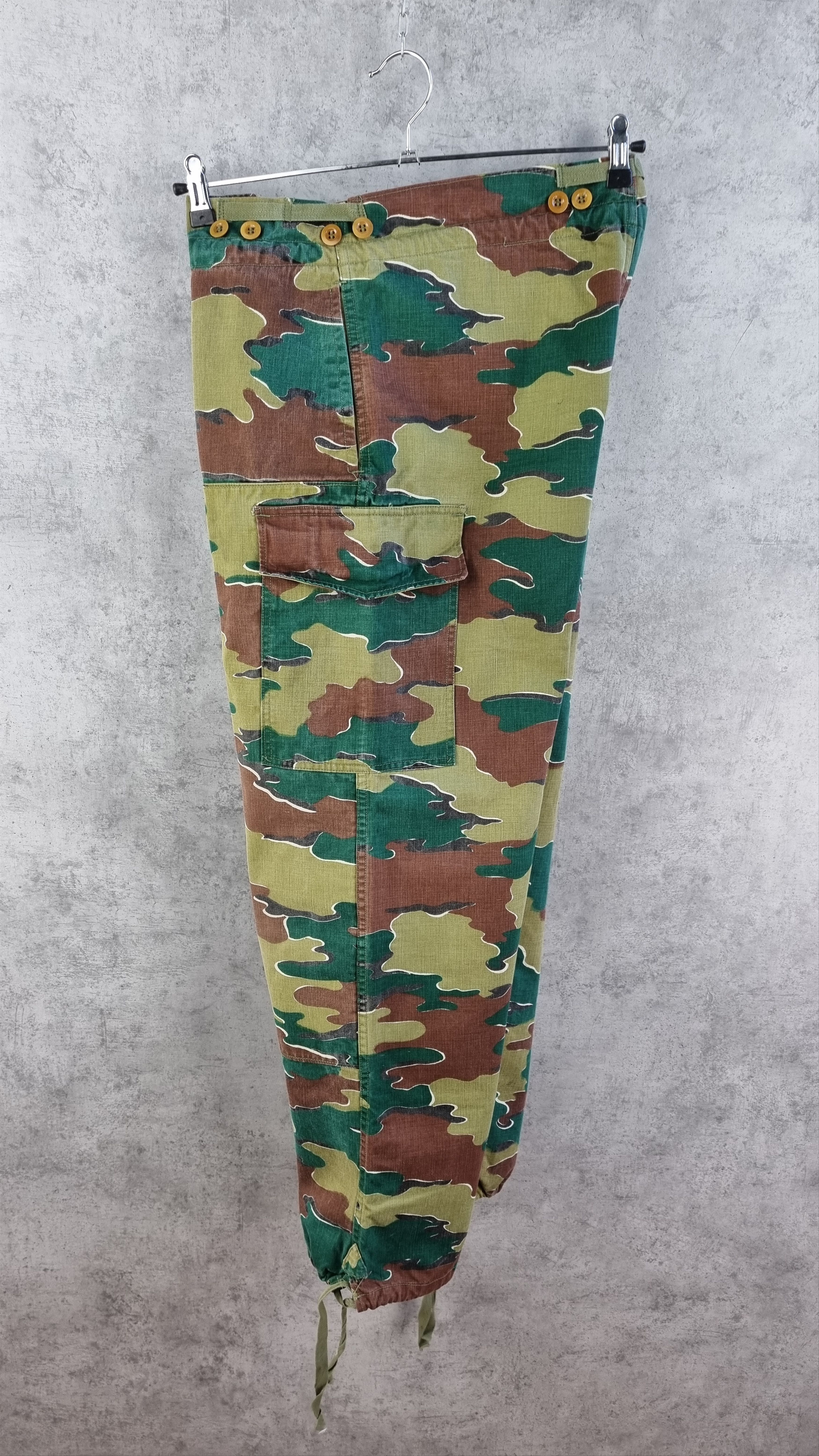 Vintage 1958 Rare Camo Belgian Army Military Rare Pants Size US 33 - 9 Thumbnail