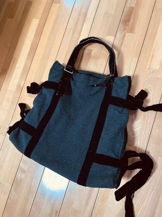 Comme des Garcons Felt Bondage Strap Wool Tote Bag Size ONE SIZE - 2 Thumbnail