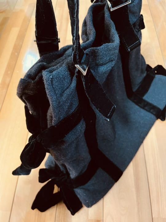 Comme des Garcons Felt Bondage Strap Wool Tote Bag Size ONE SIZE - 3 Thumbnail