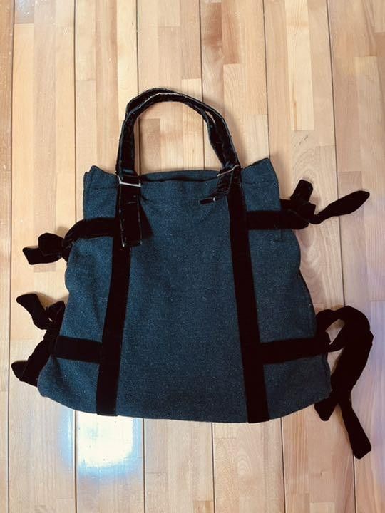 Comme des Garcons Felt Bondage Strap Wool Tote Bag Size ONE SIZE - 1 Thumbnail